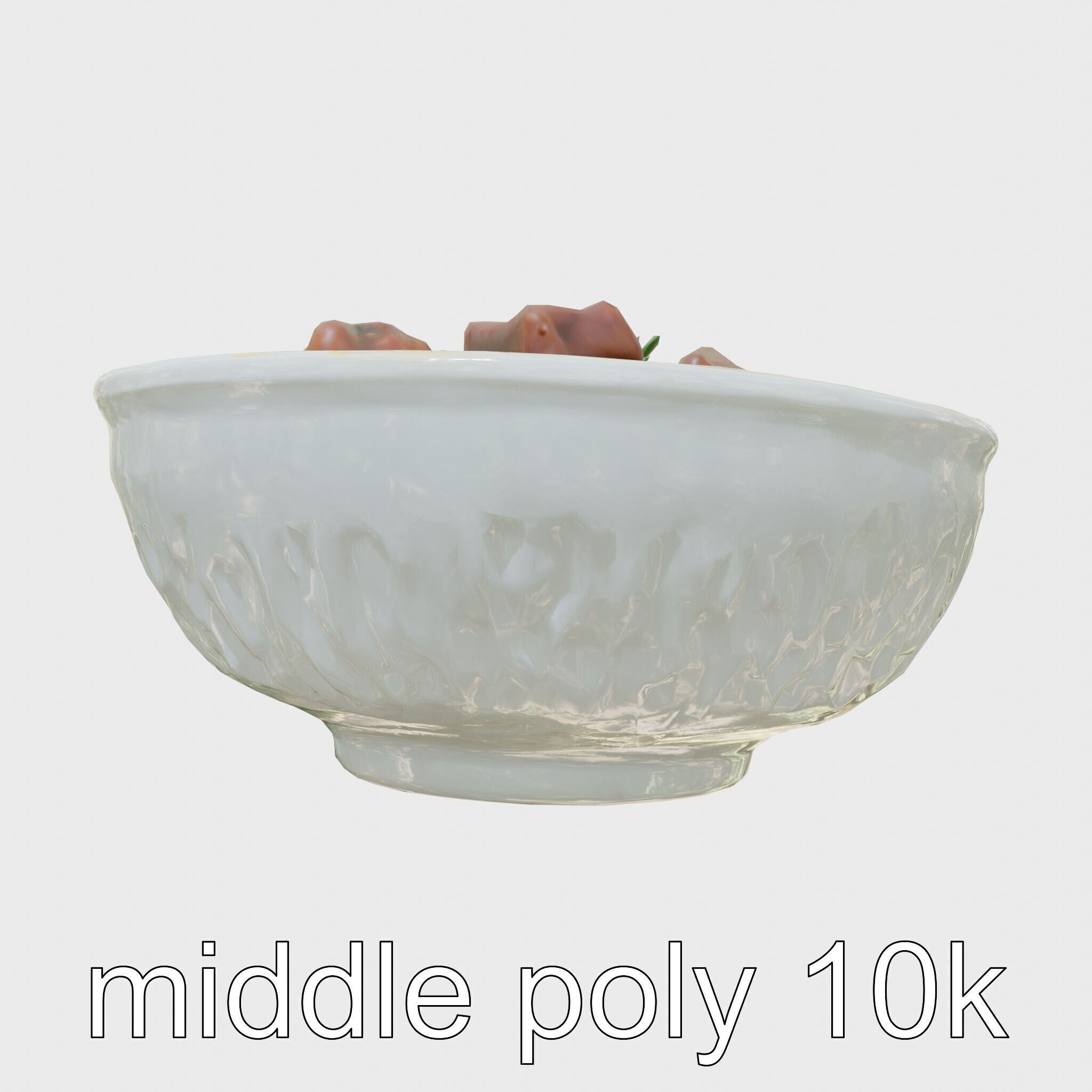 Indonesian Rendang Curry Bowl 3D model pack Low-poly 3D model_20