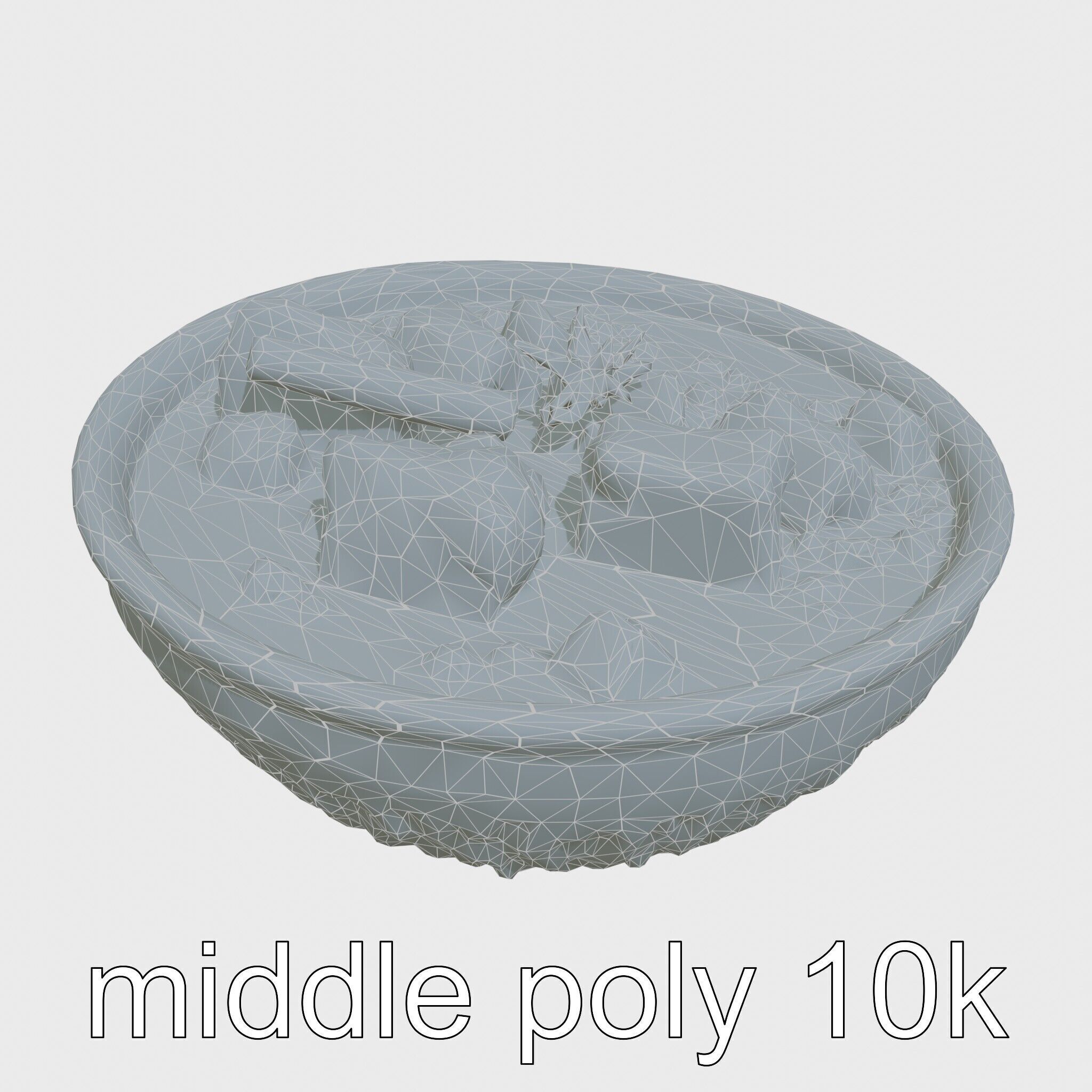 Indonesian Rendang Curry Bowl 3D model pack Low-poly 3D model_19