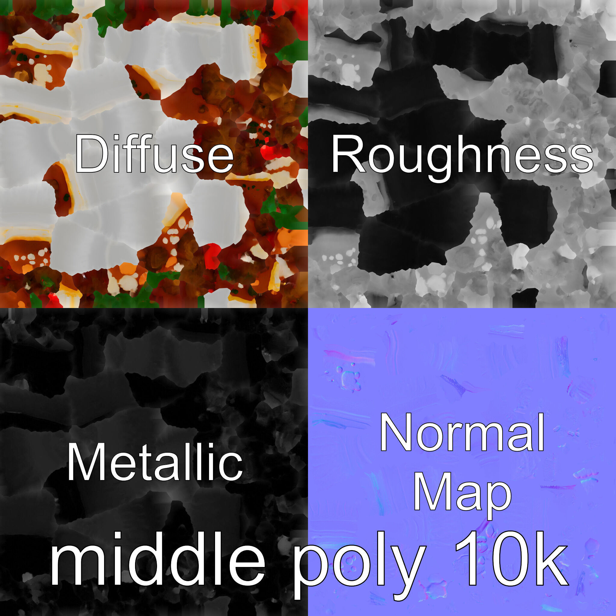 Indonesian Rendang Curry Bowl 3D model pack Low-poly 3D model_33