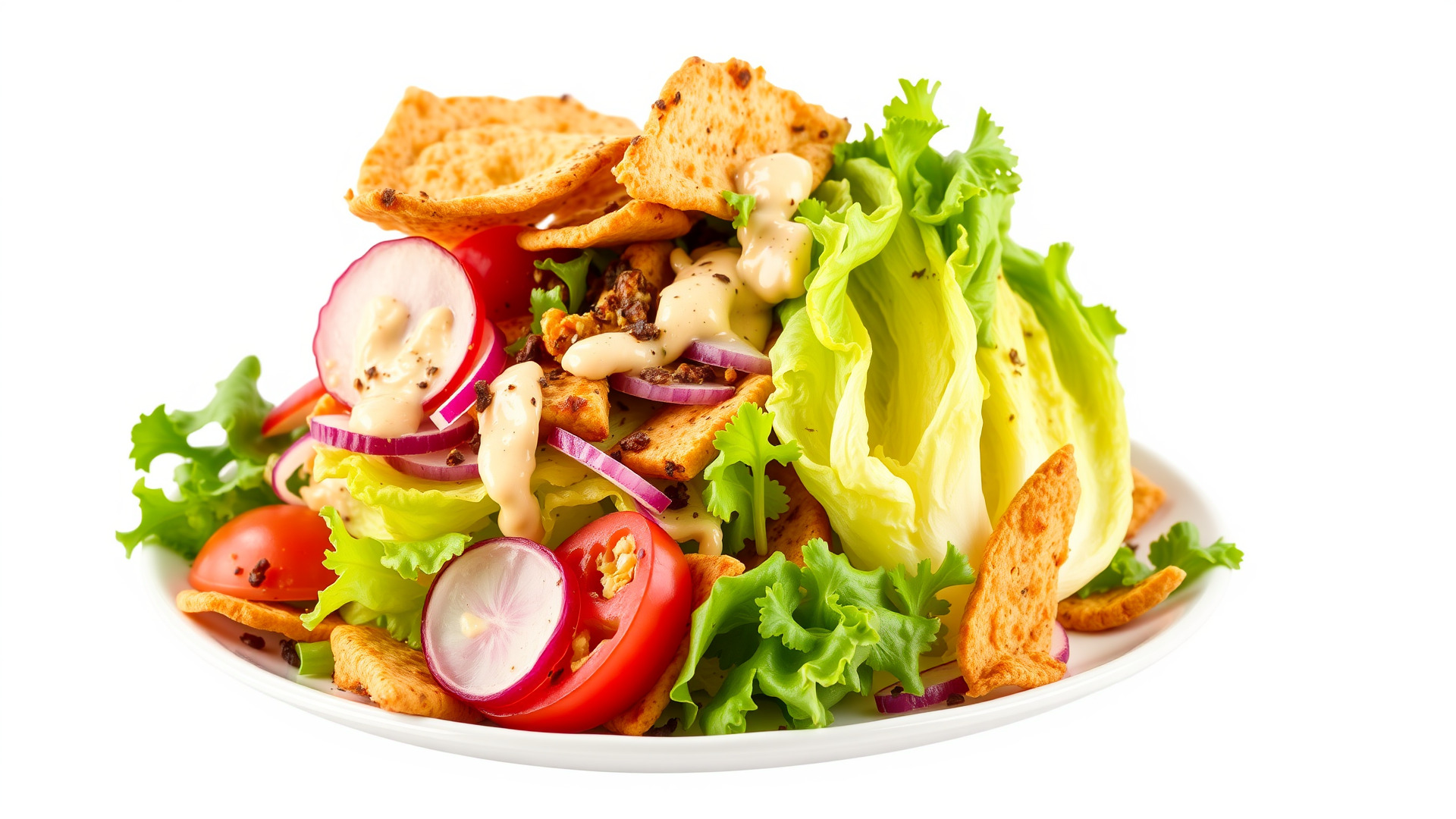 Lebanese Fattoush Salad 3D model pack Low-poly 3D model_6