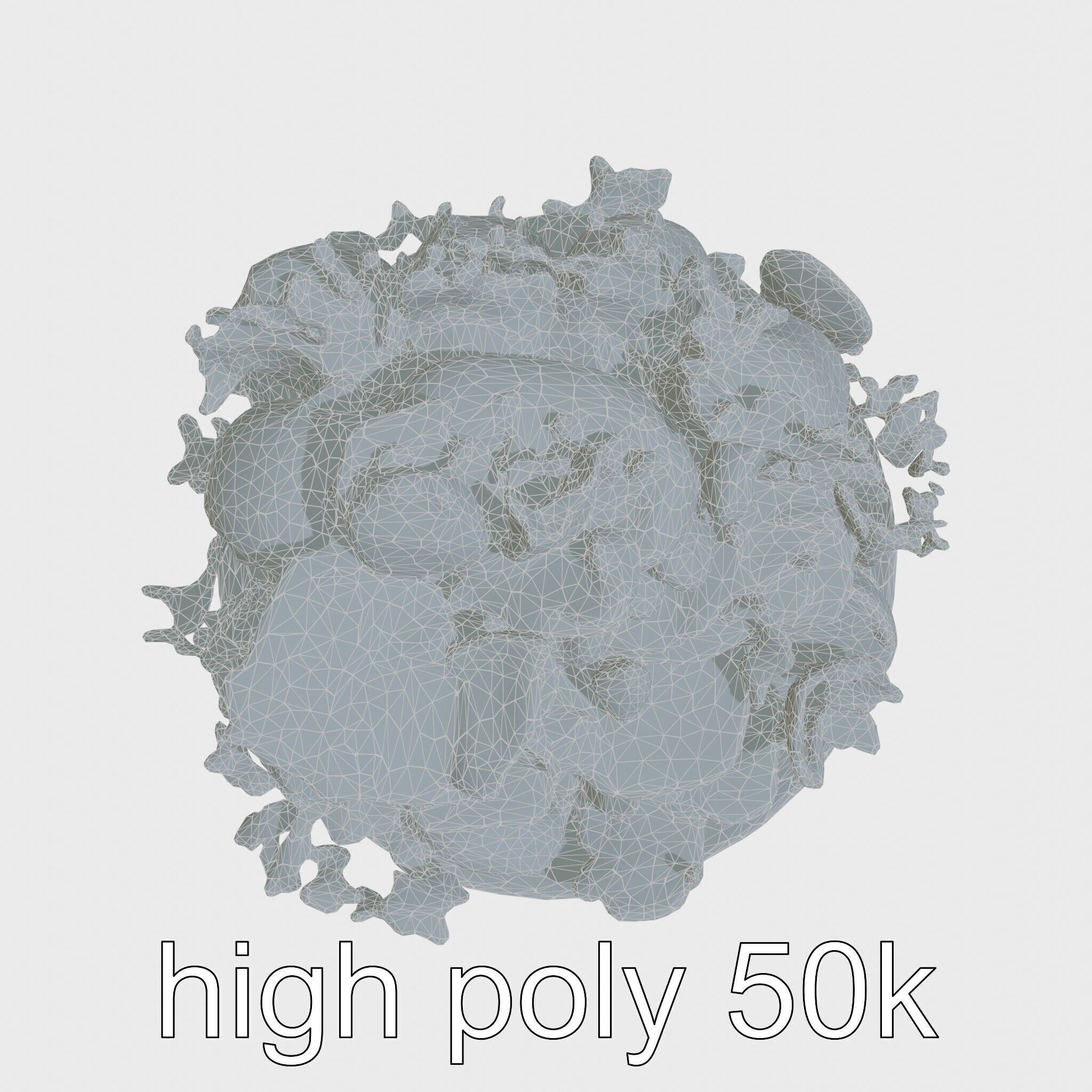 Lebanese Fattoush Salad 3D model pack Low-poly 3D model_22