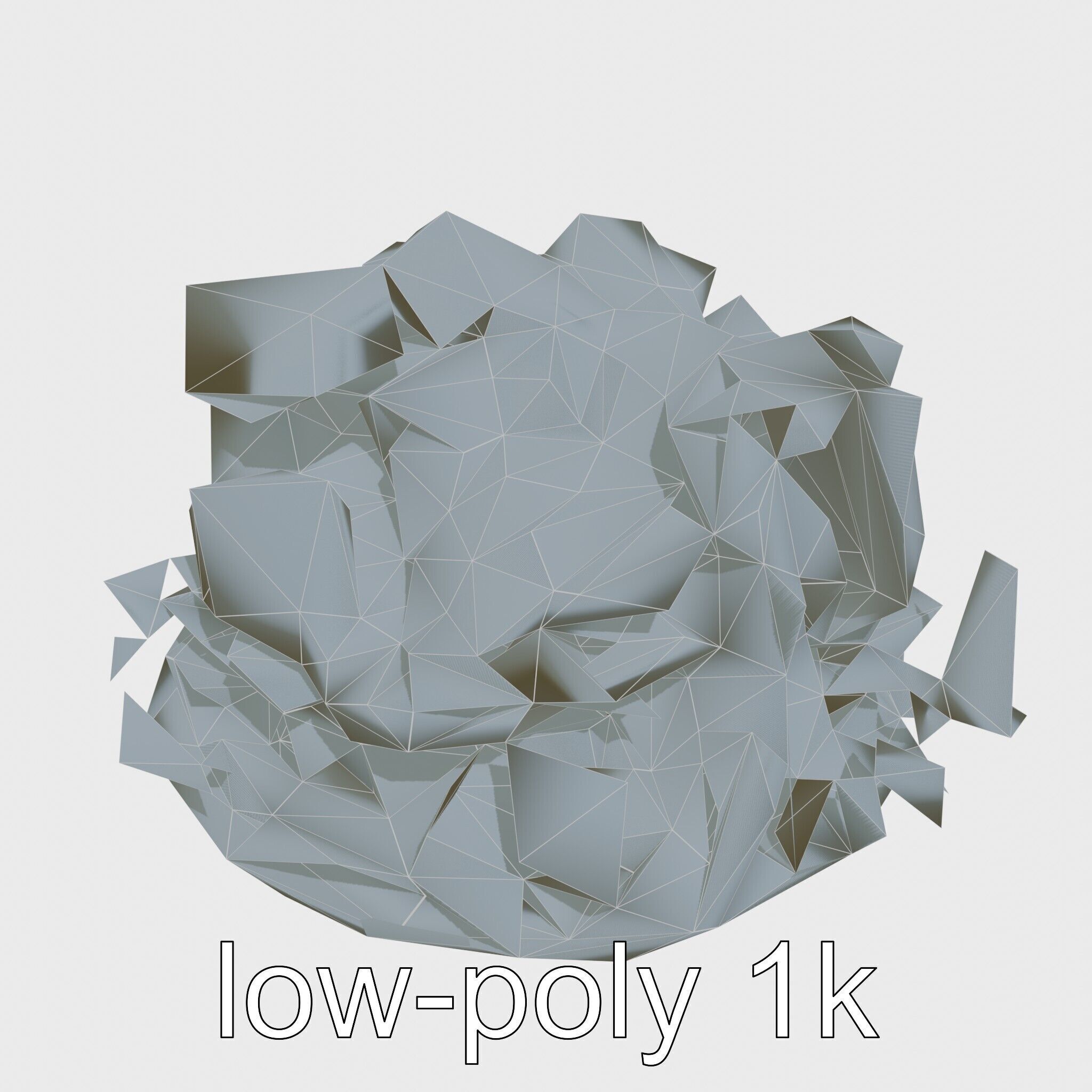 Lebanese Fattoush Salad 3D model pack Low-poly 3D model_31