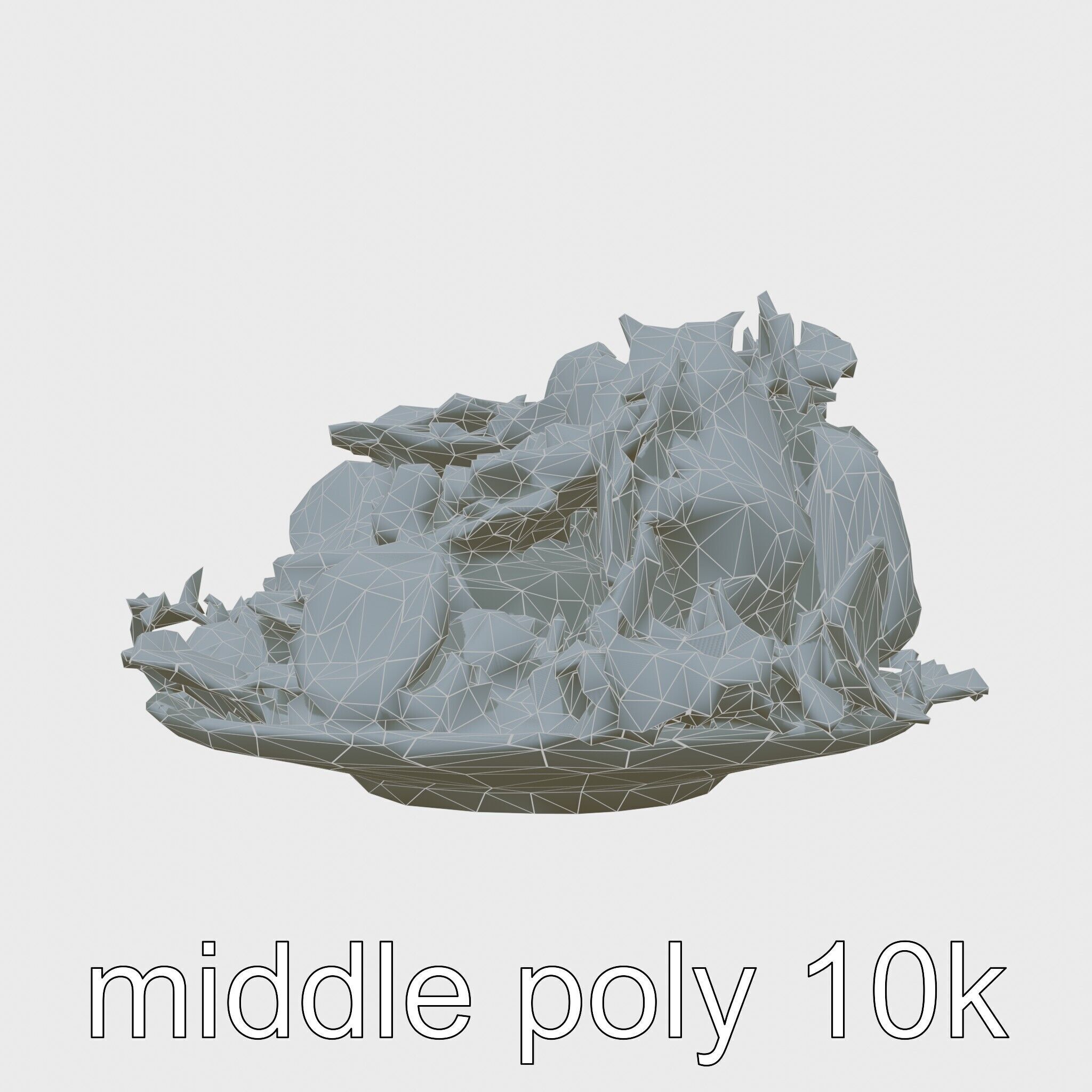 Lebanese Fattoush Salad 3D model pack Low-poly 3D model_24