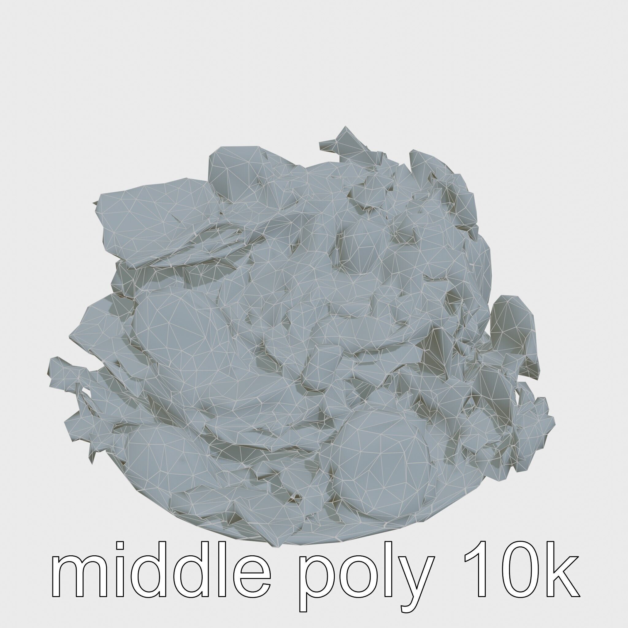 Lebanese Fattoush Salad 3D model pack Low-poly 3D model_28