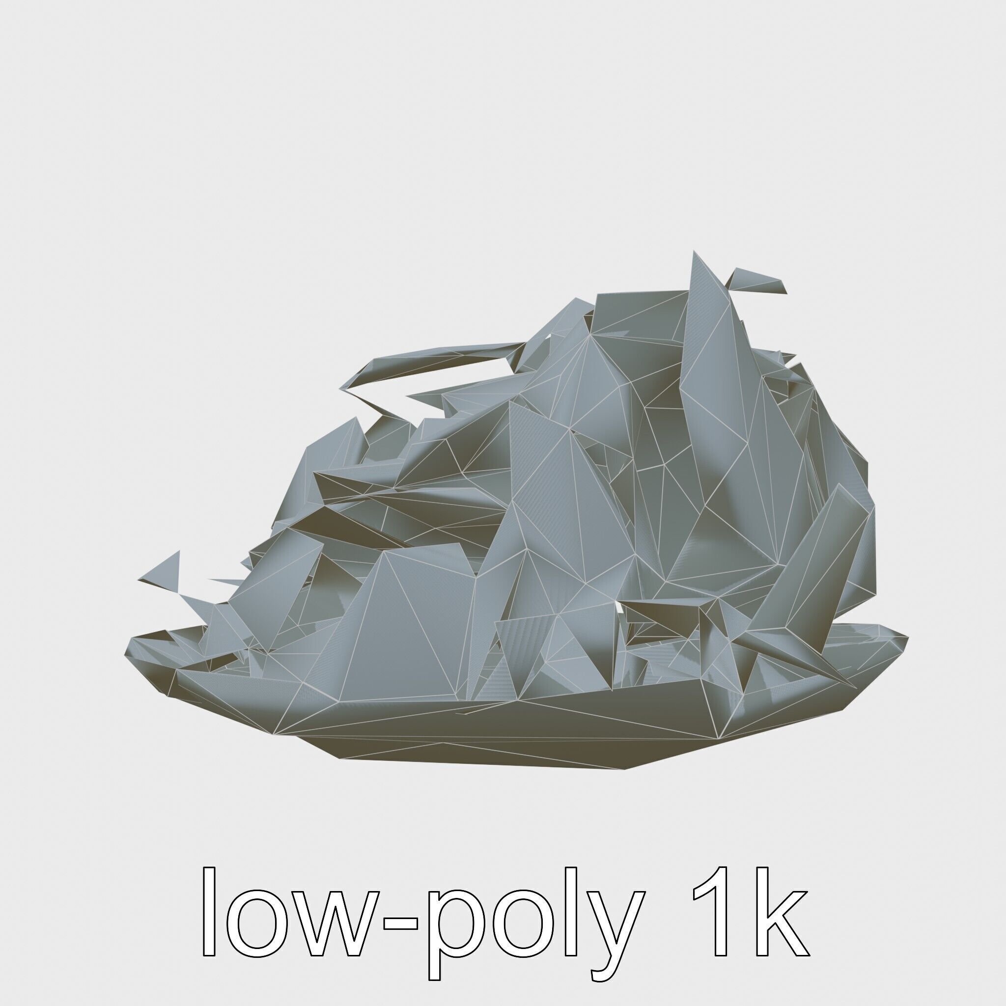 Lebanese Fattoush Salad 3D model pack Low-poly 3D model_10