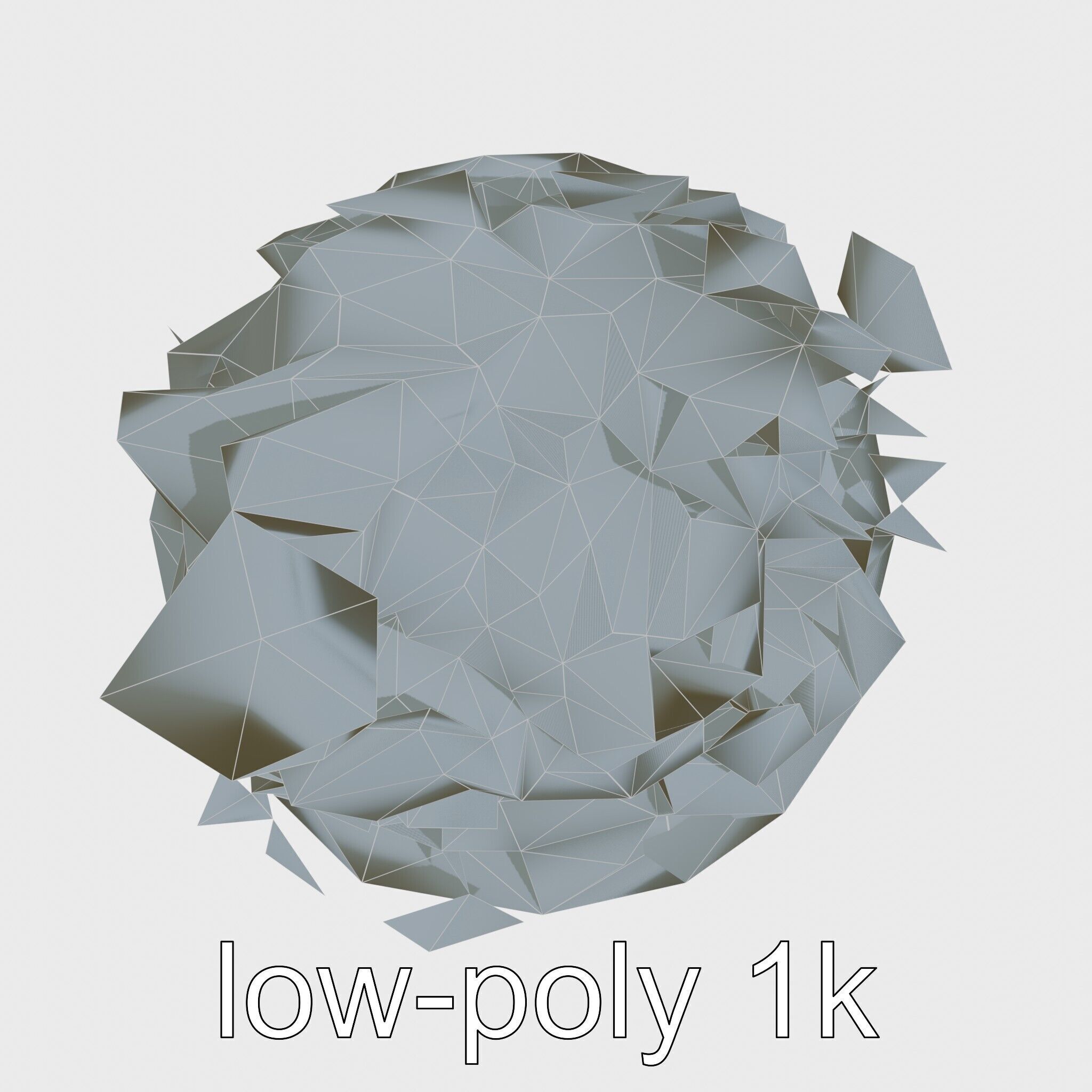 Lebanese Fattoush Salad 3D model pack Low-poly 3D model_23