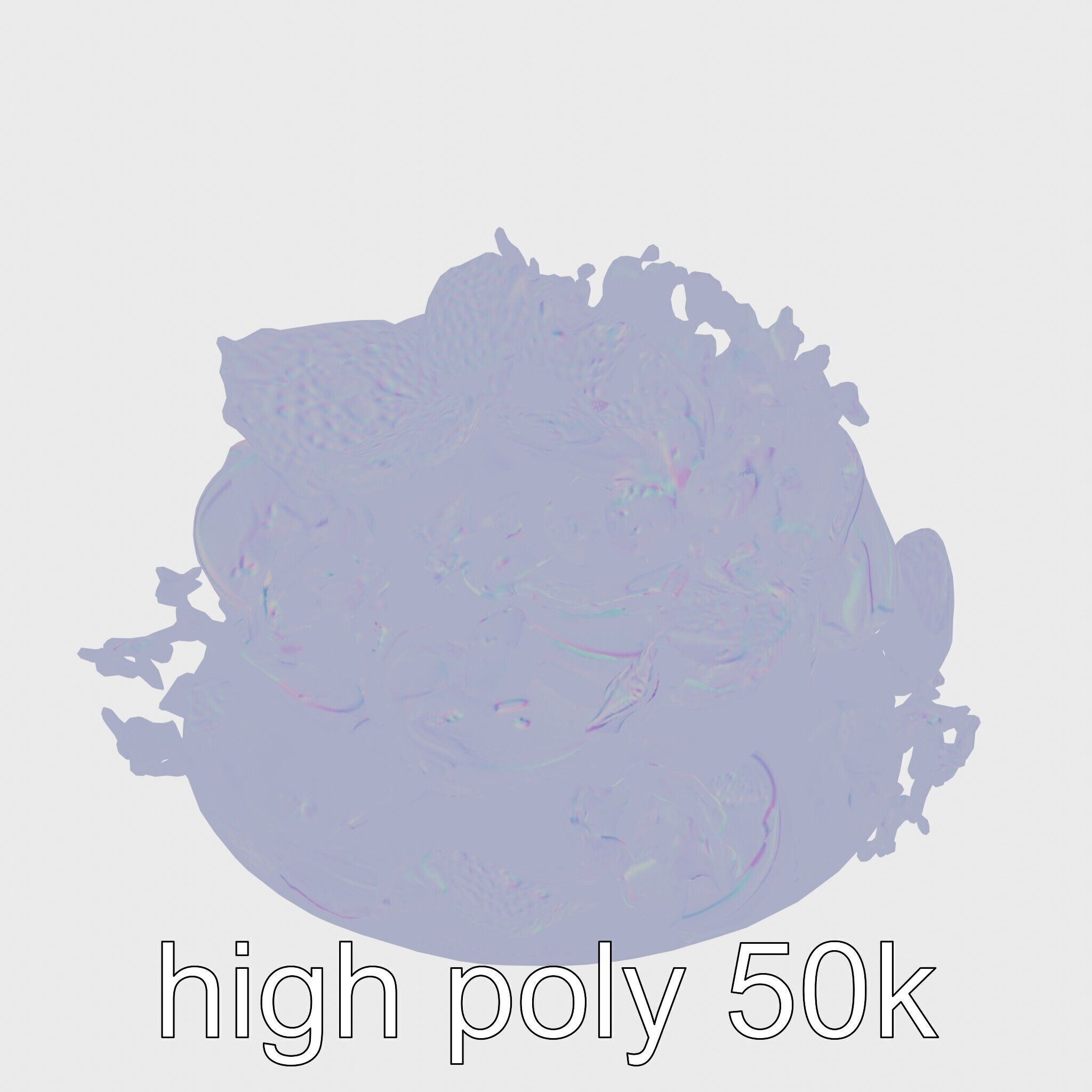 Lebanese Fattoush Salad 3D model pack Low-poly 3D model_20