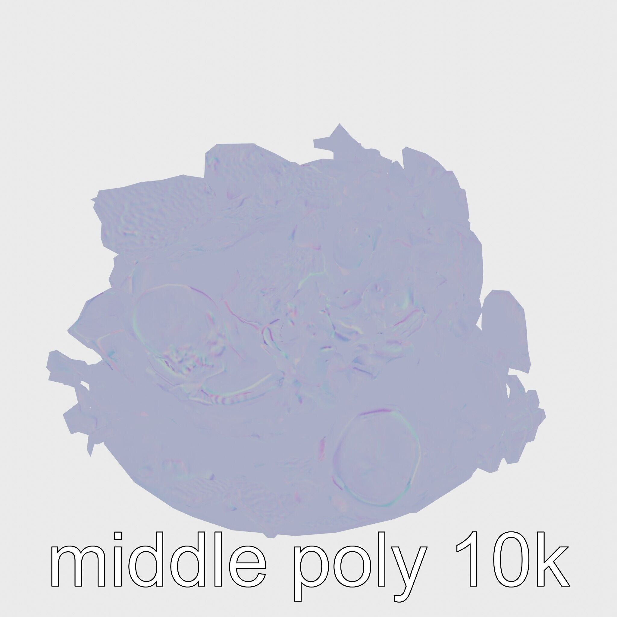 Lebanese Fattoush Salad 3D model pack Low-poly 3D model_16