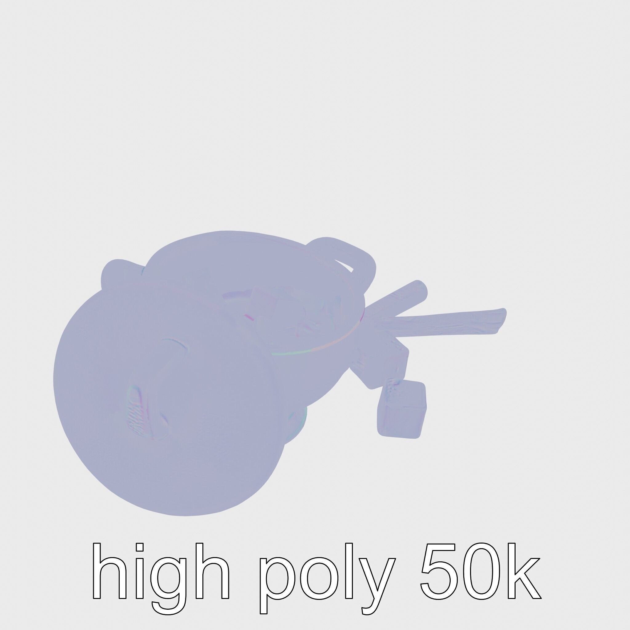 Swiss Fondue Pot with Cheese Cubes model pack Low-poly 3D model_17