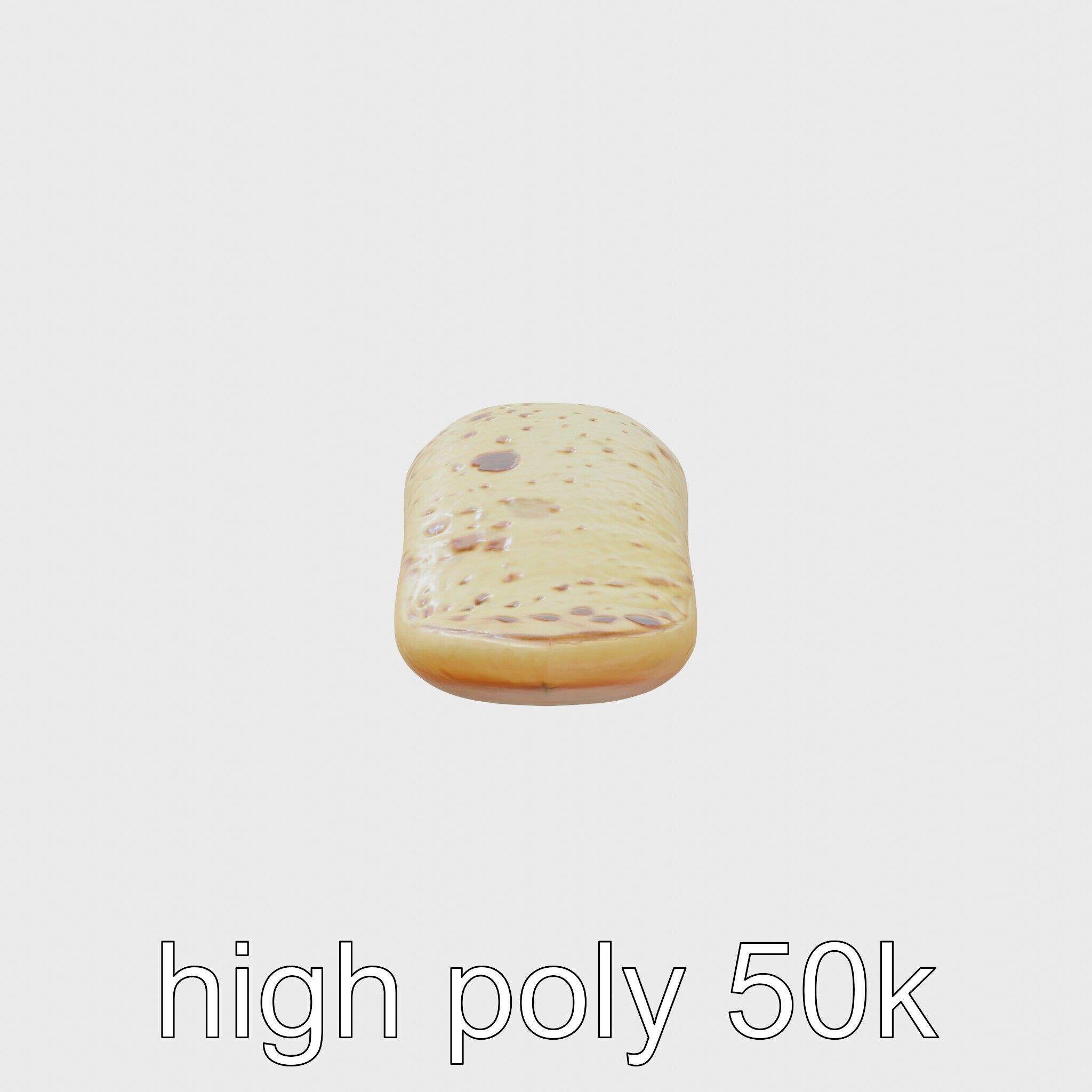 Ethiopian Injera Bread 3D Model Pack Low-poly 3D model_5