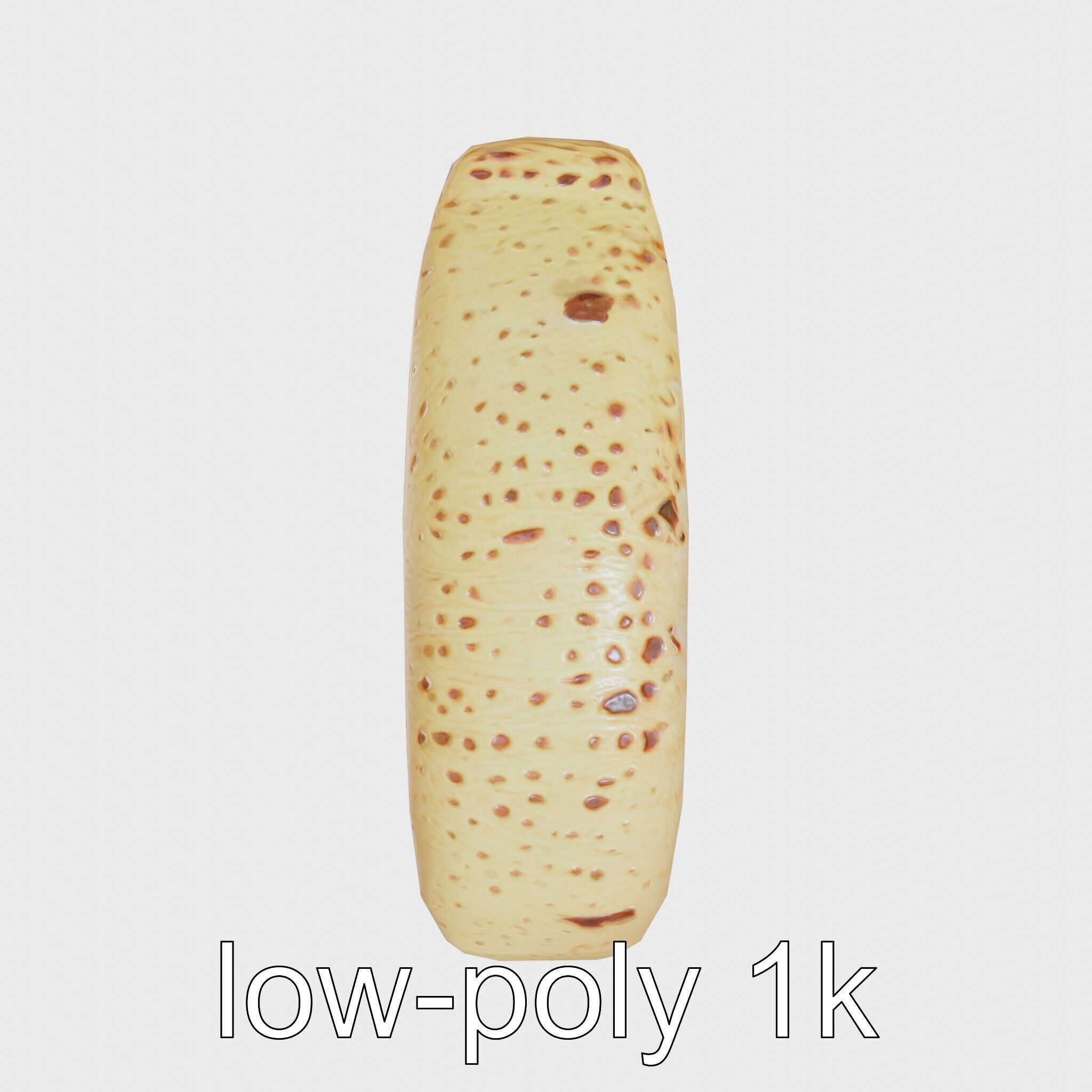 Ethiopian Injera Bread 3D Model Pack Low-poly 3D model_33