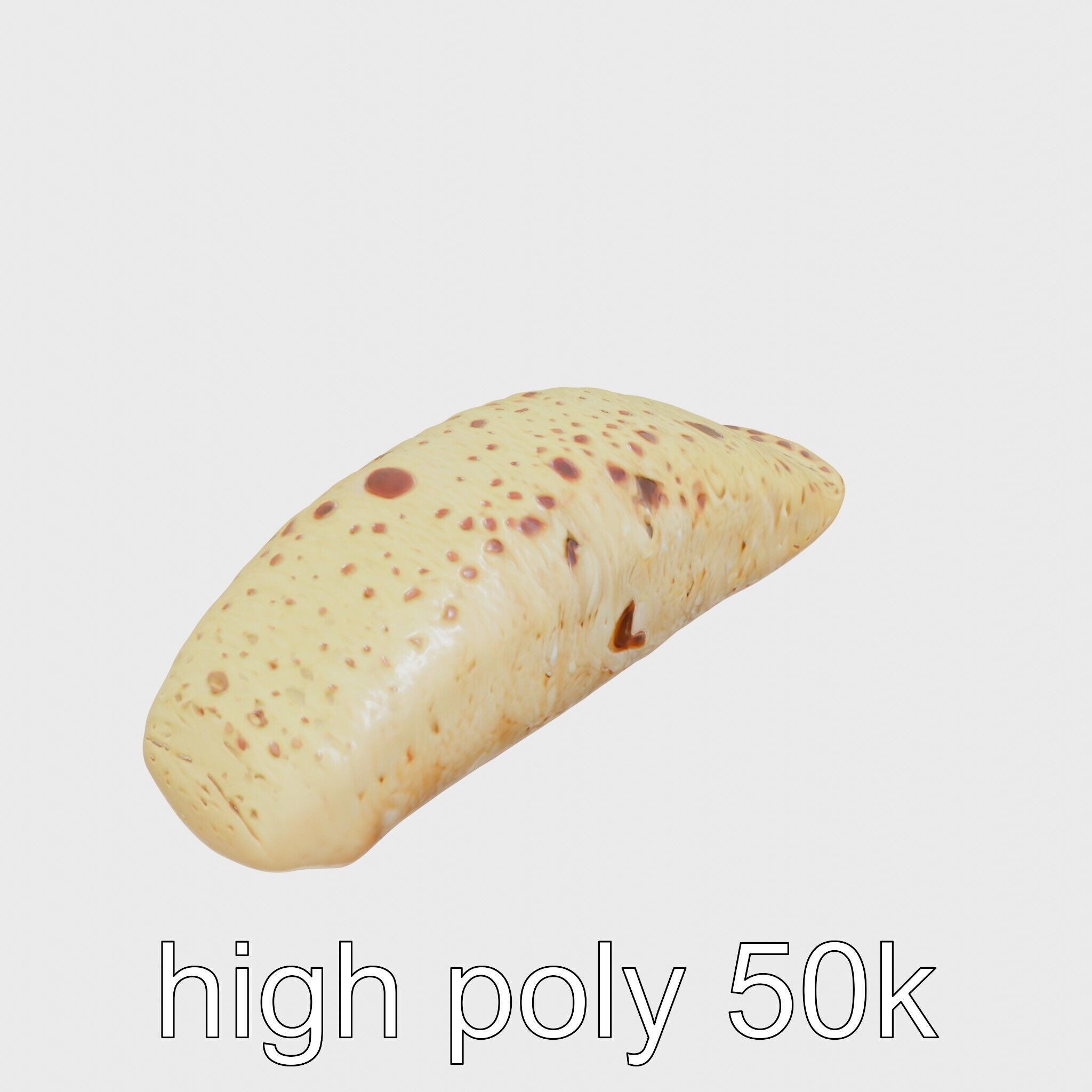 Ethiopian Injera Bread 3D Model Pack Low-poly 3D model_11