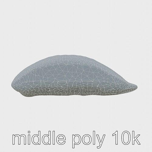 Ethiopian Injera Bread 3D Model Pack Low-poly 3D model 7
