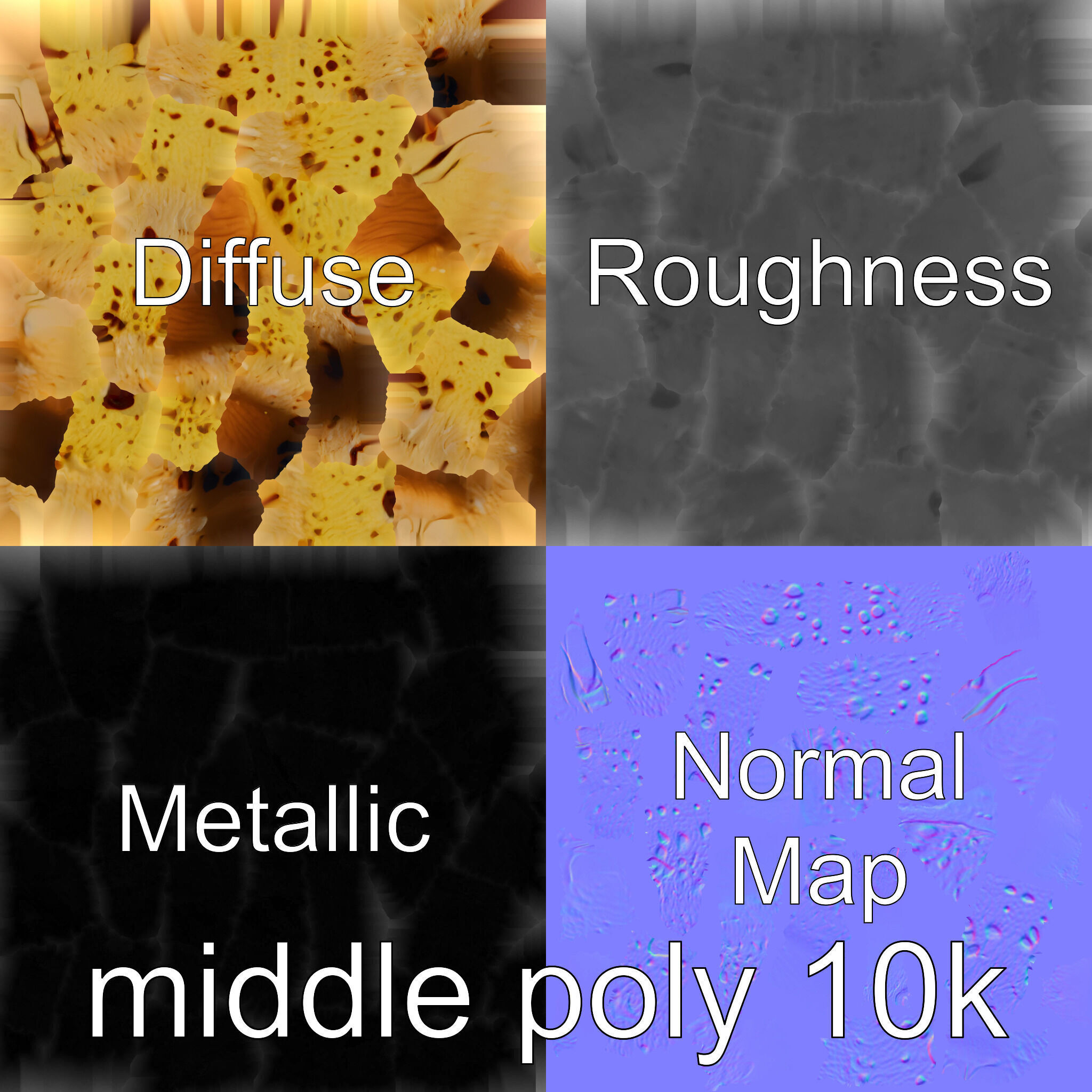 Ethiopian Injera Bread 3D Model Pack Low-poly 3D model_30