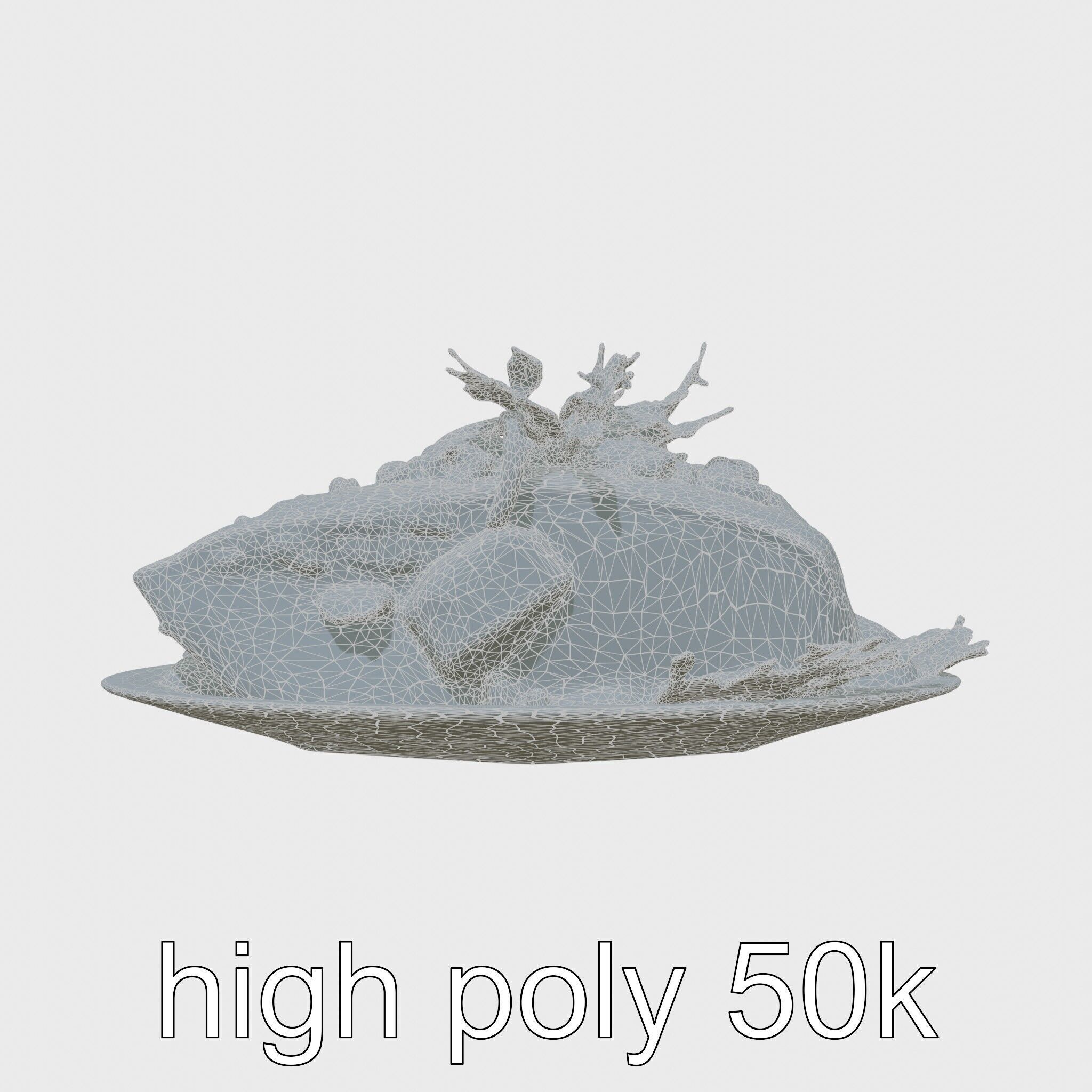 Peruvian Ceviche Dish Realistic 3D Model Pack Low-poly 3D model_8