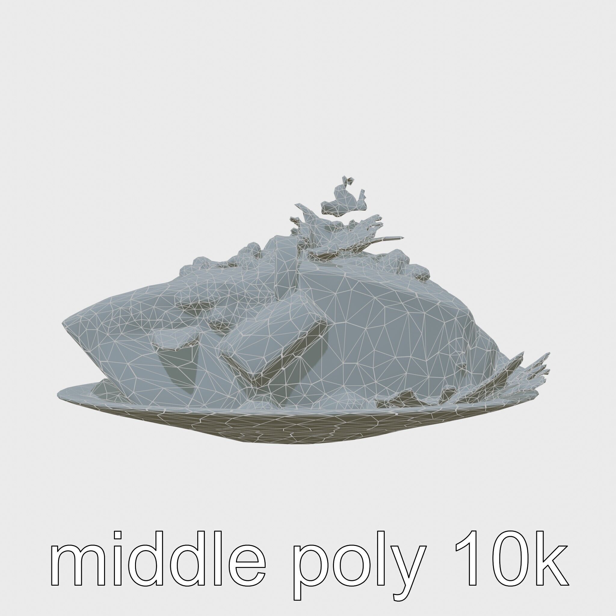 Peruvian Ceviche Dish Realistic 3D Model Pack Low-poly 3D model_31