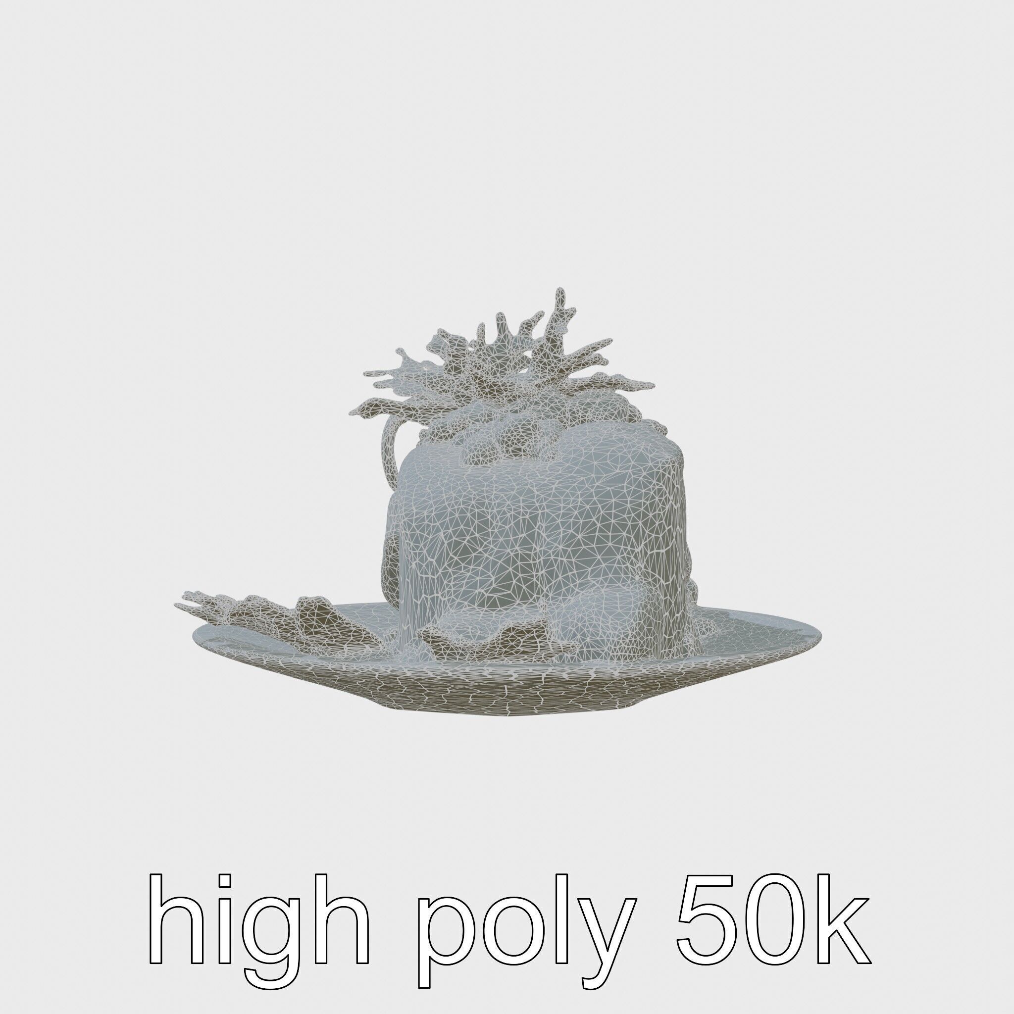 Peruvian Ceviche Dish Realistic 3D Model Pack Low-poly 3D model_16