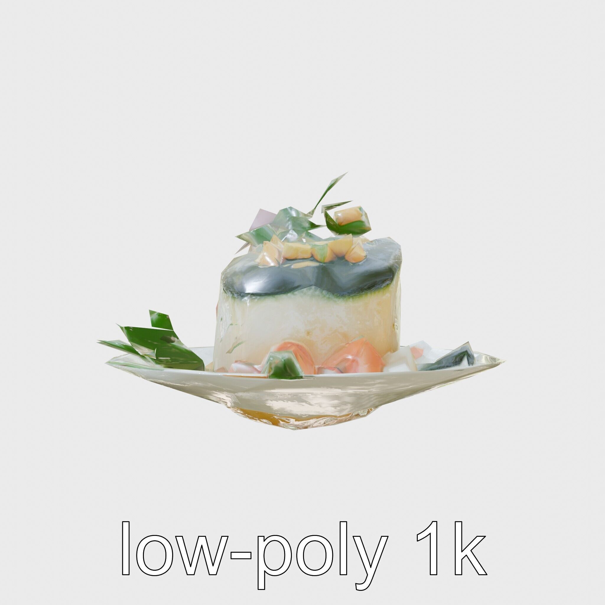 Peruvian Ceviche Dish Realistic 3D Model Pack Low-poly 3D model_22