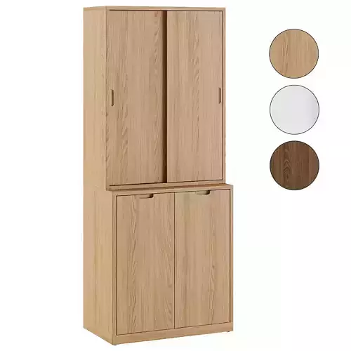 Tonstad Storage combination w sliding doors 3D model