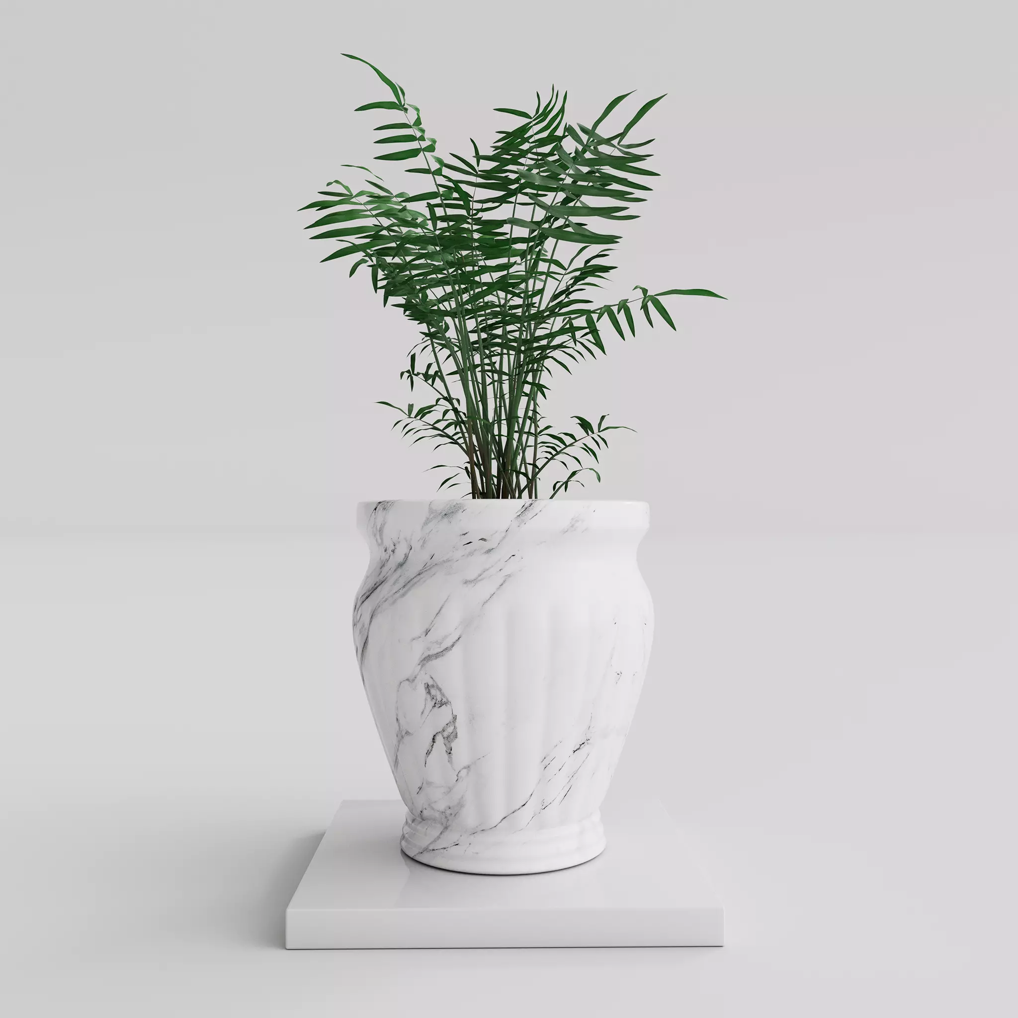 Marble Vase Free low-poly 3D model
