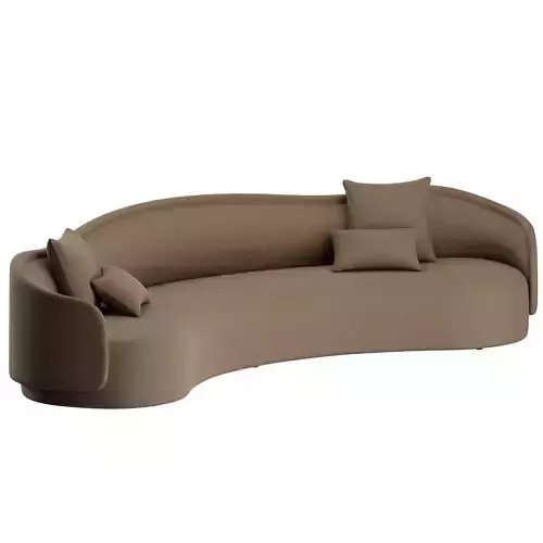 PIA Curved Sofa 350 by Collection Particuliere