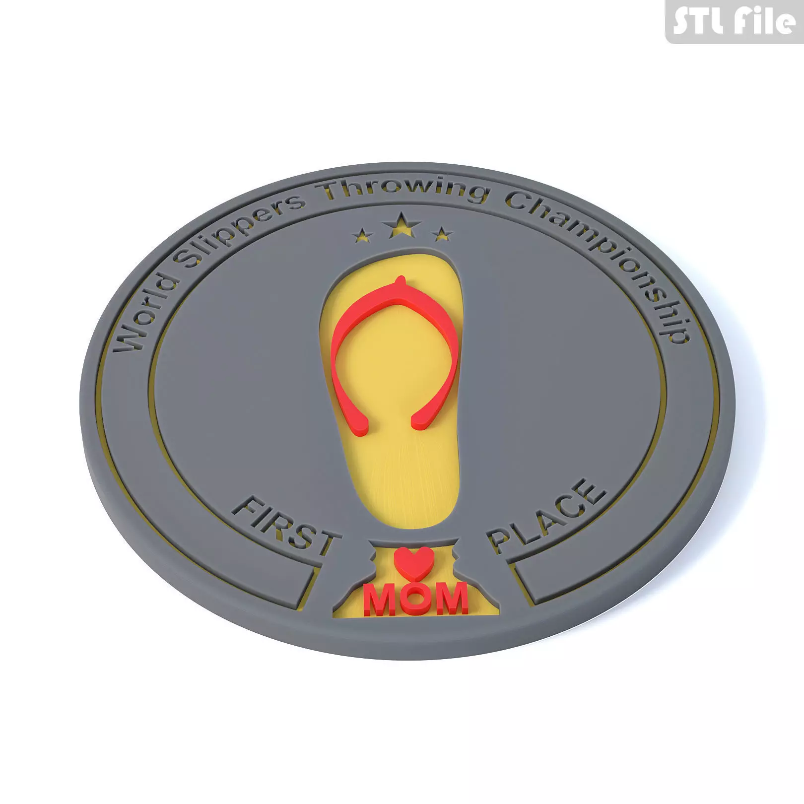 Mothers Day coaster with holder STL files for 3d printing 3D print model_0