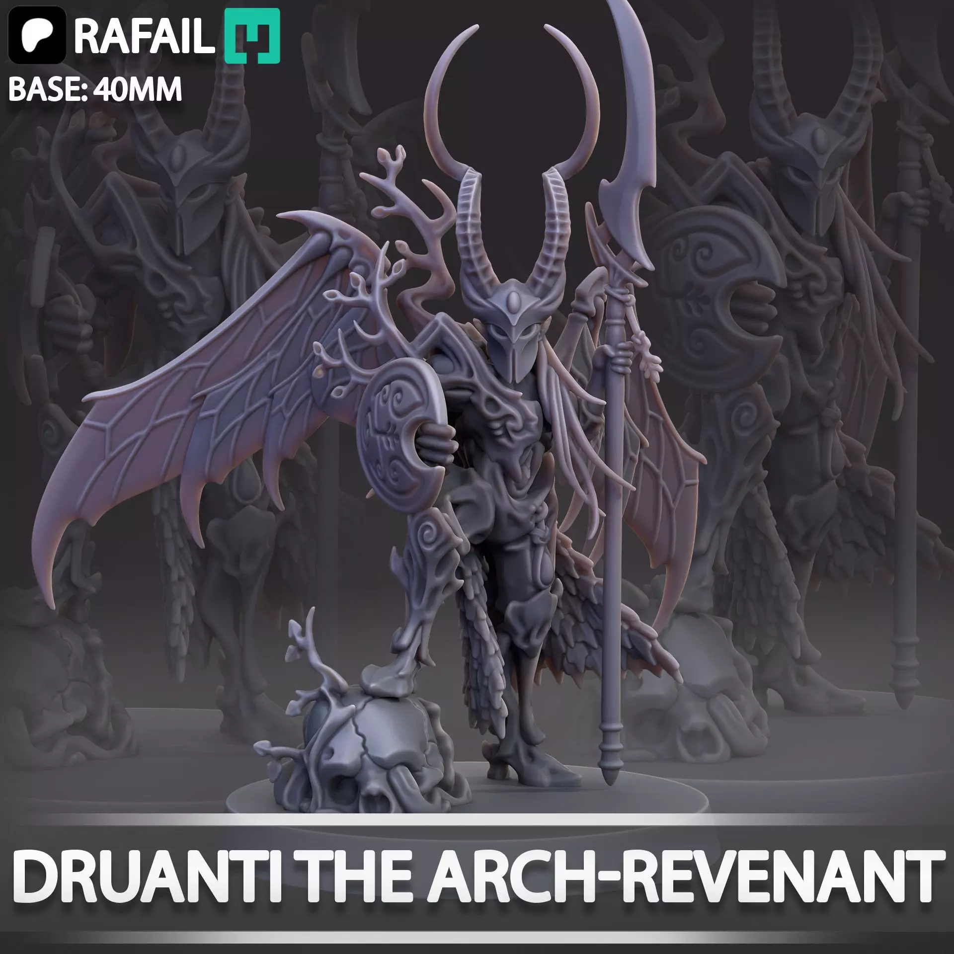 Druanti the Arch-Revenant 3D print model_0