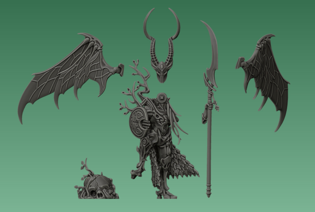 Druanti the Arch-Revenant 3D print model_5