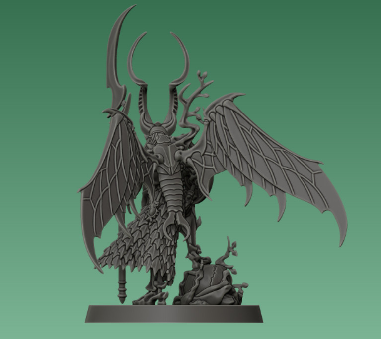 Druanti the Arch-Revenant 3D print model_2