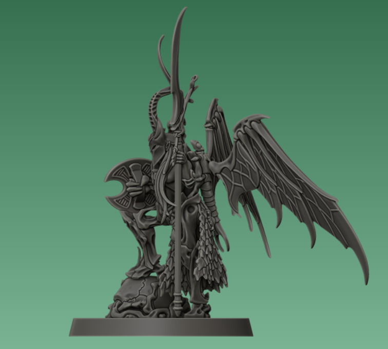Druanti the Arch-Revenant 3D print model_4