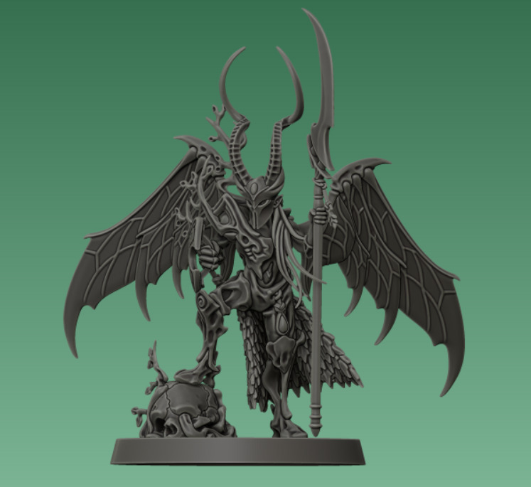 Druanti the Arch-Revenant 3D print model_1