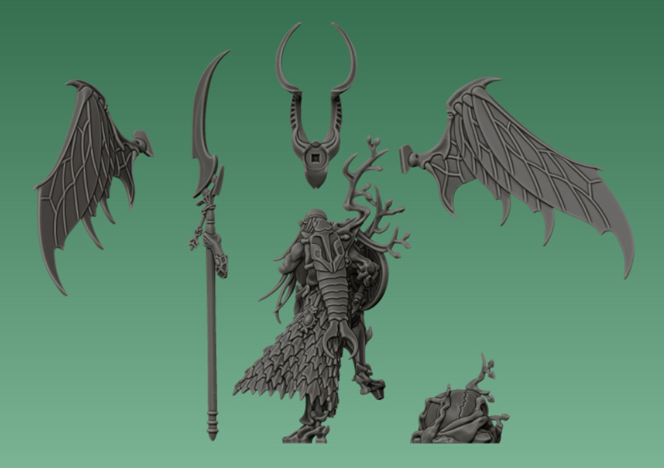 Druanti the Arch-Revenant 3D print model_6