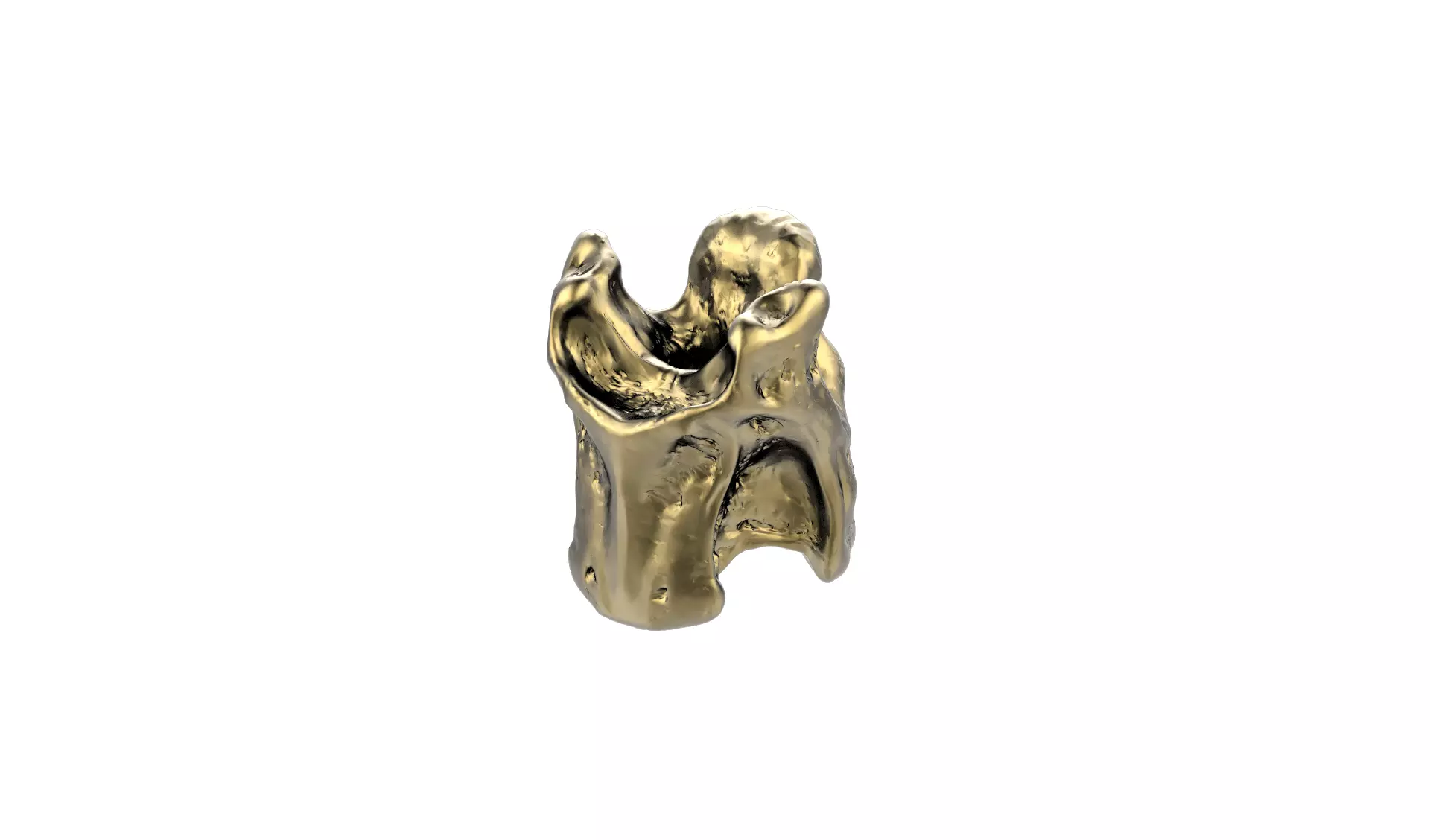 Cat Skull pendant and Vertebrae Pattern for Bracelet 3D print model_11