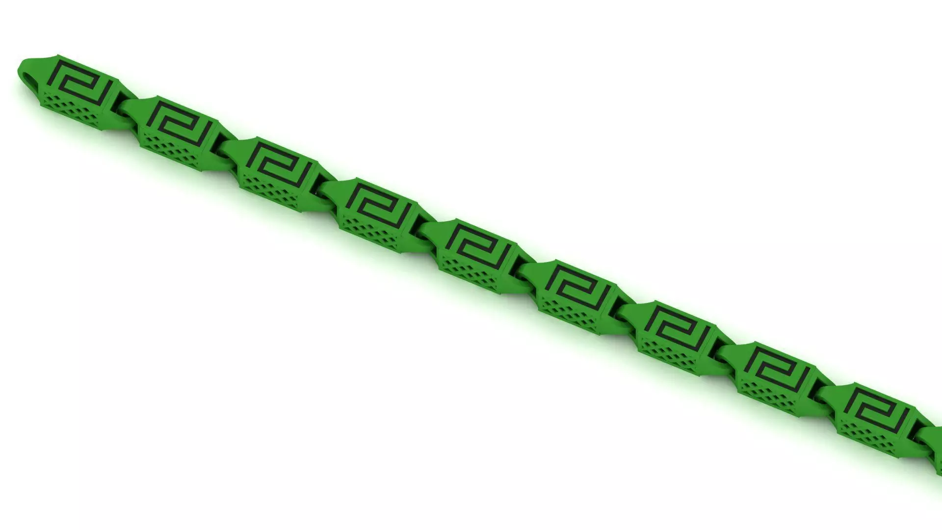 3MM Top Ready to Print 3D Chain for ALL Jewelry metals 3D print model_0