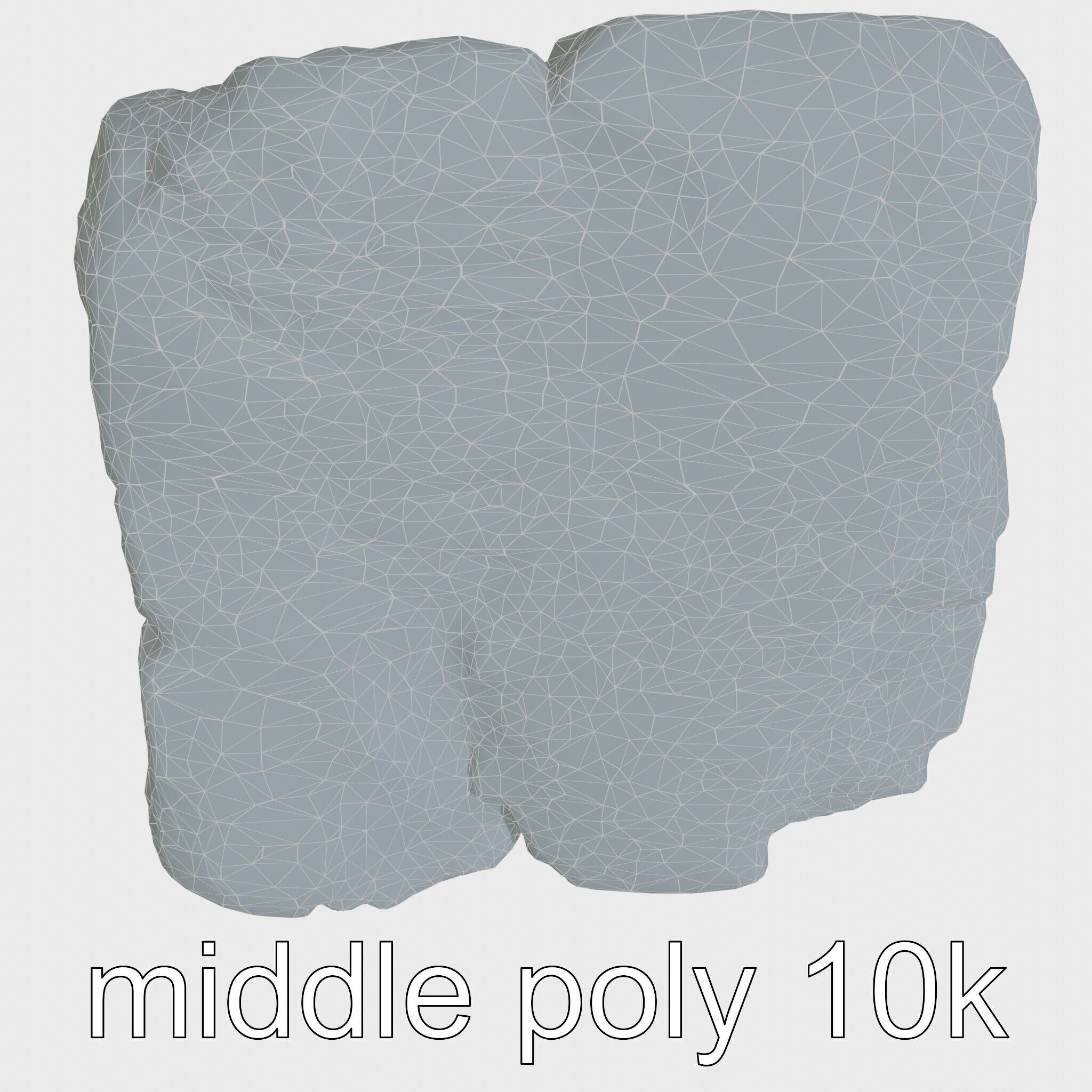 Mossy Stepping Stone Model Pack Low-poly 3D model_33