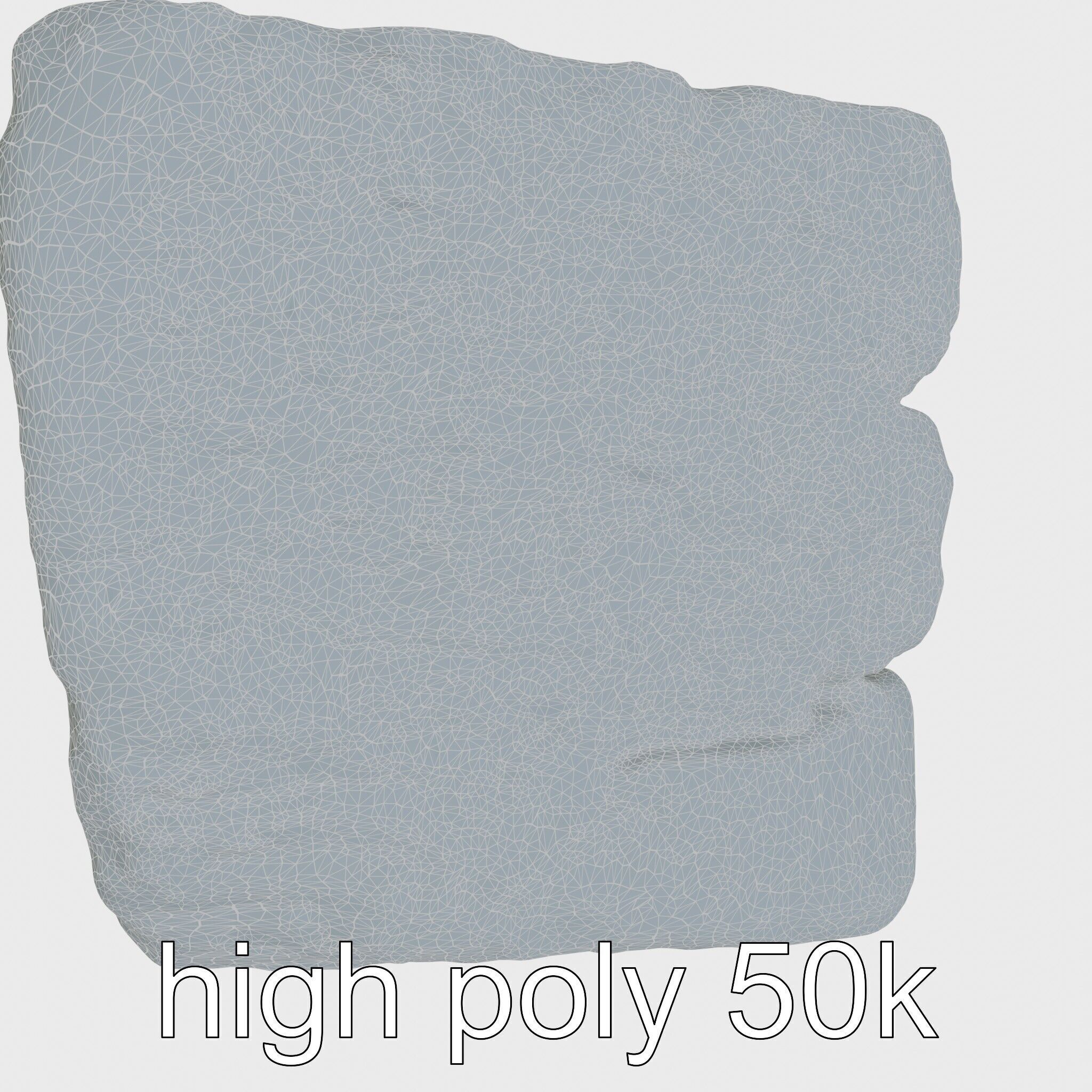 Mossy Stepping Stone Model Pack Low-poly 3D model_29