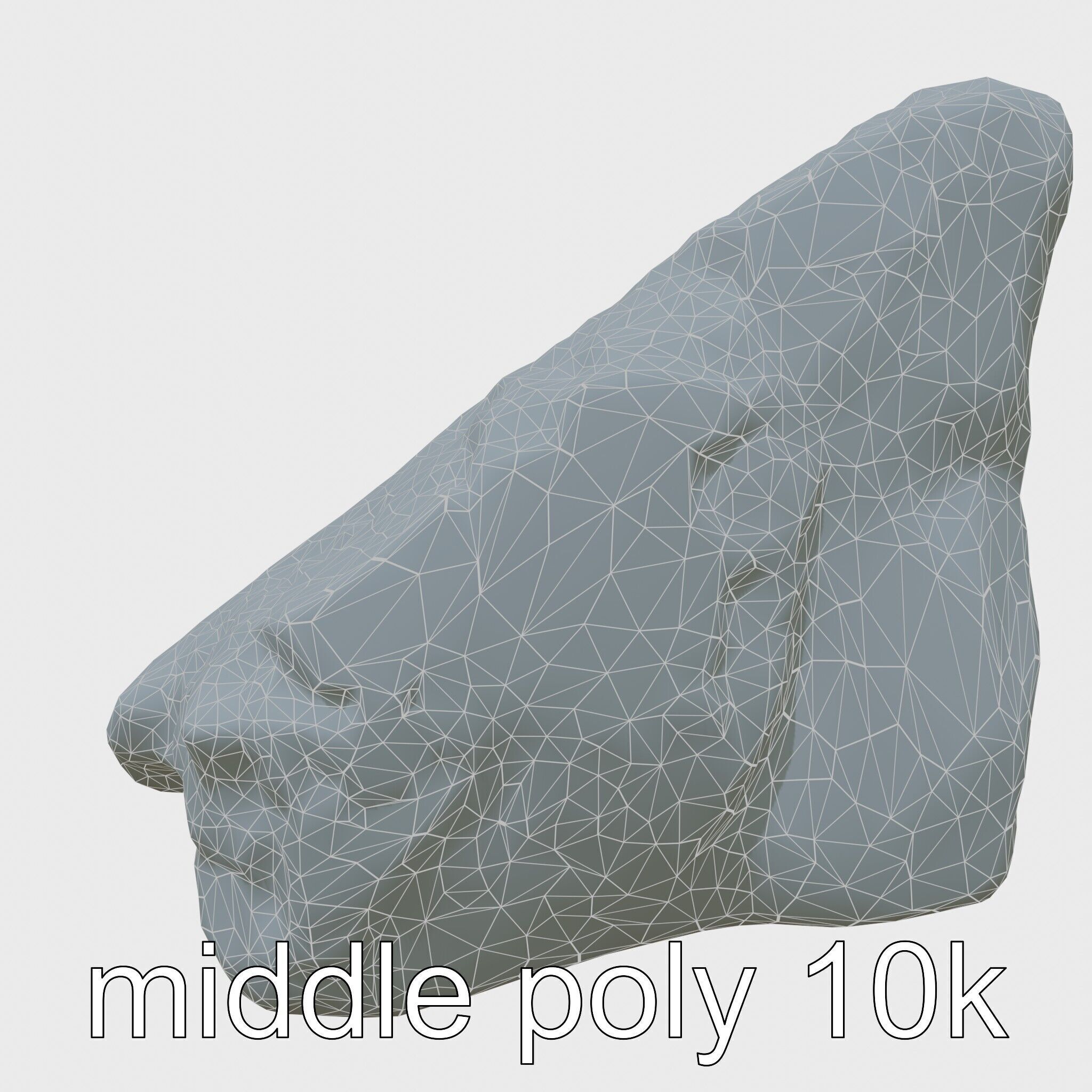 Mossy Stepping Stone Model Pack Low-poly 3D model_24