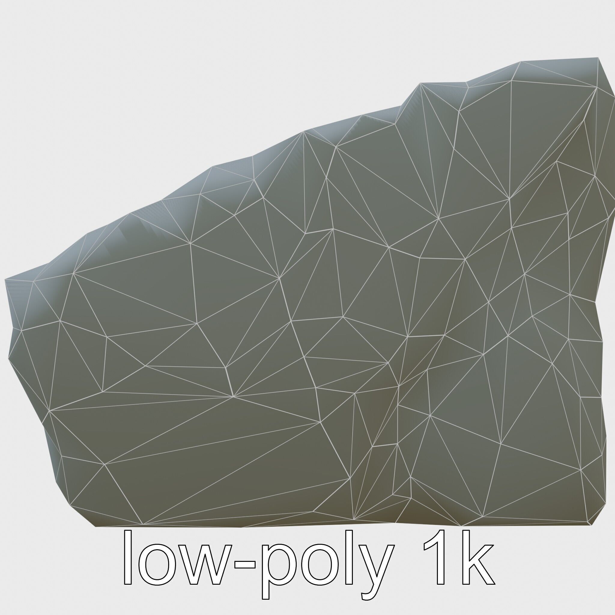 Mossy Stepping Stone Model Pack Low-poly 3D model_28