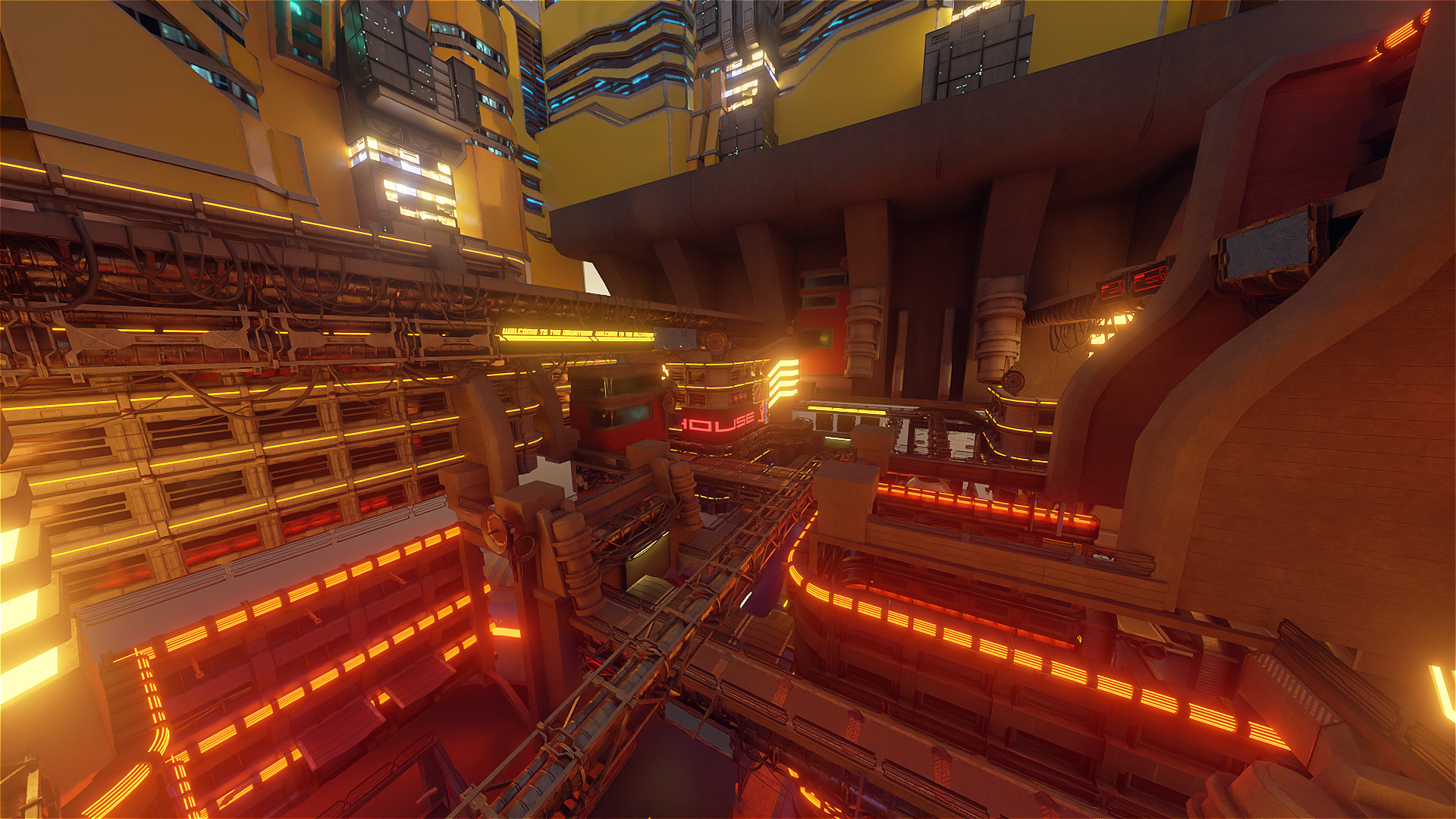 Cyberpunk New Energy Sci-Fi City 3D model_2