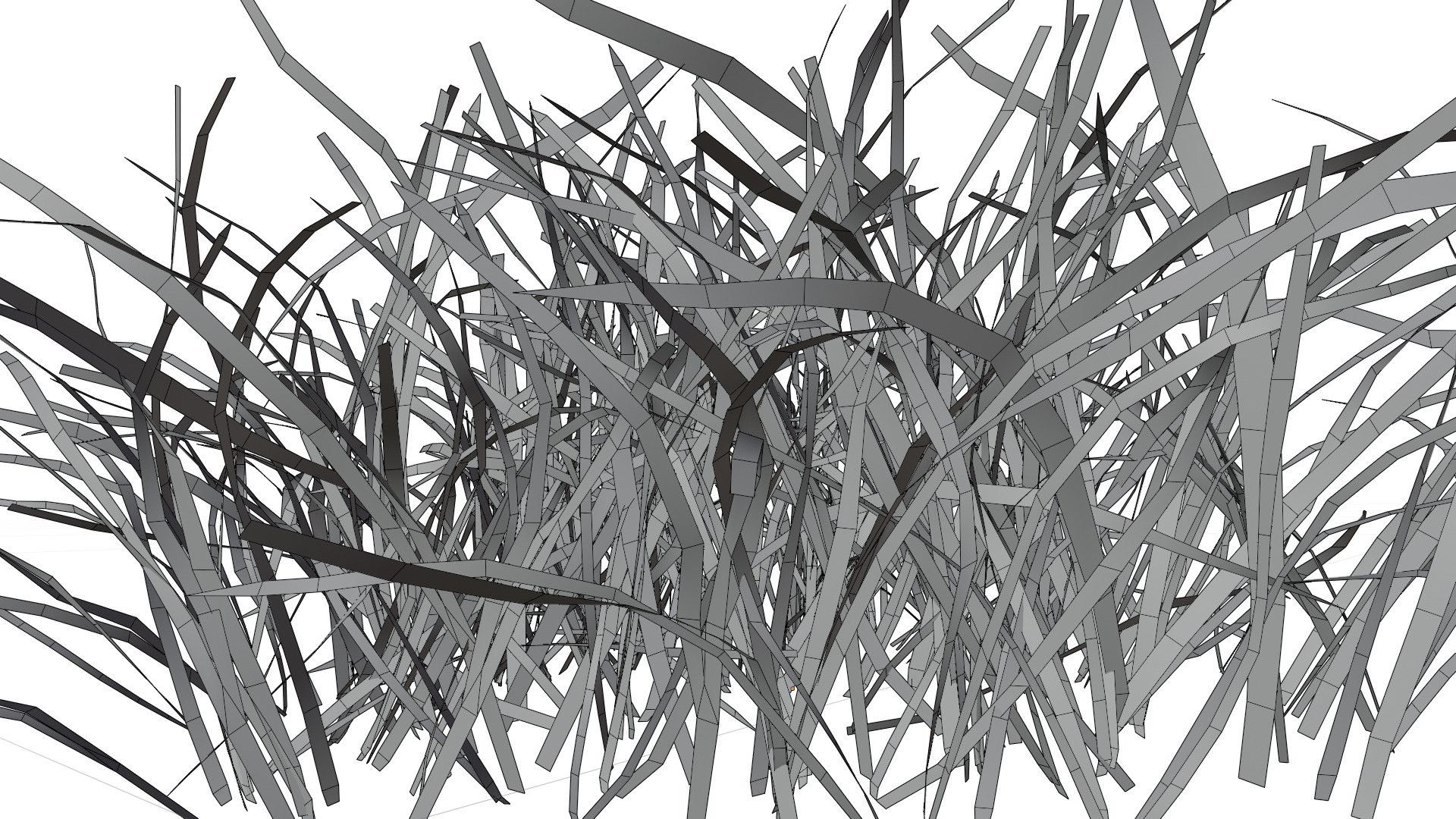 Grass Land 3D model_8