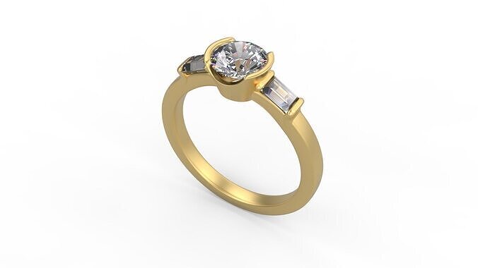 Women Solitaire 4480 3D print model