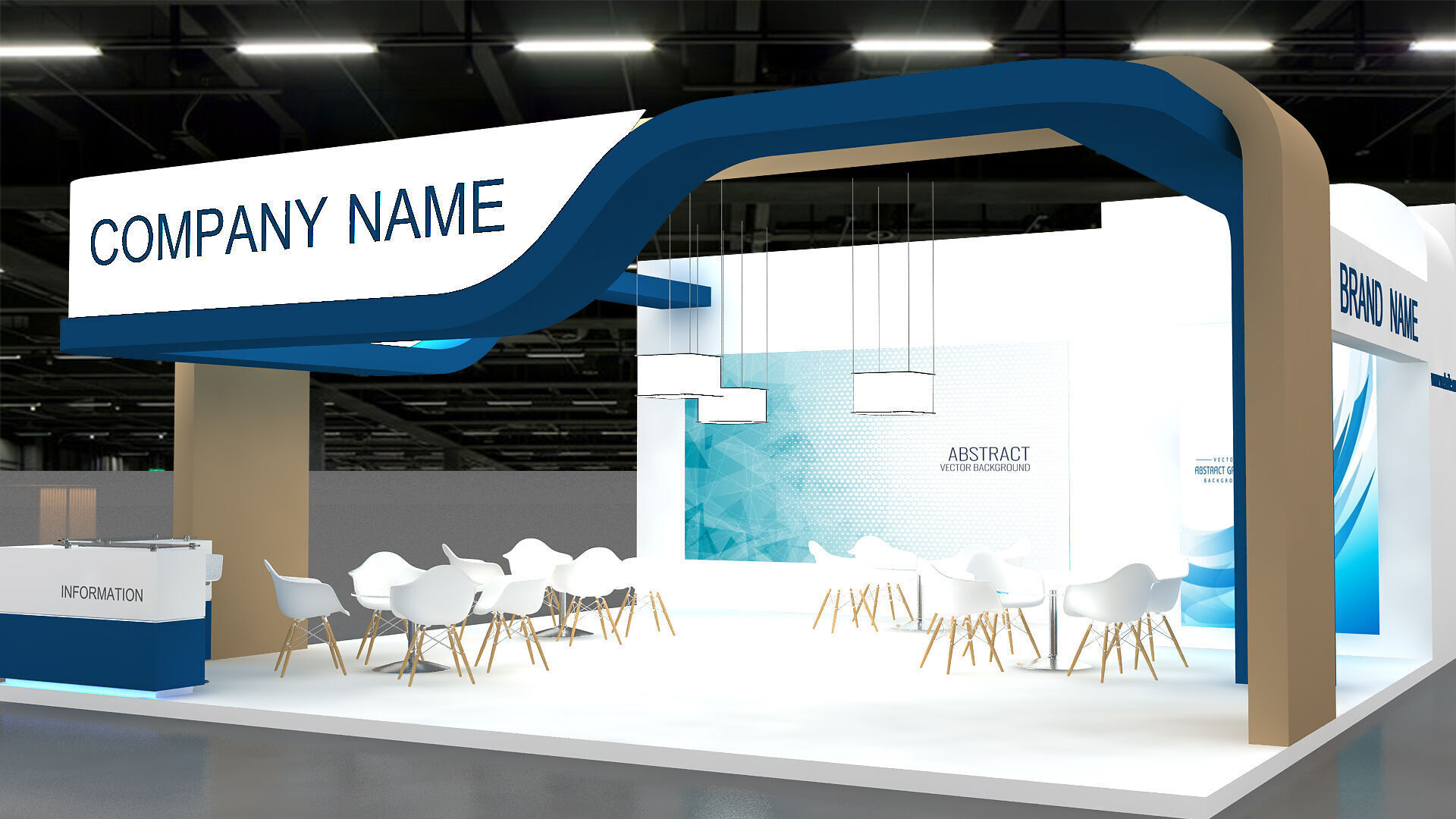 3D Booth 3D model 3D model_1