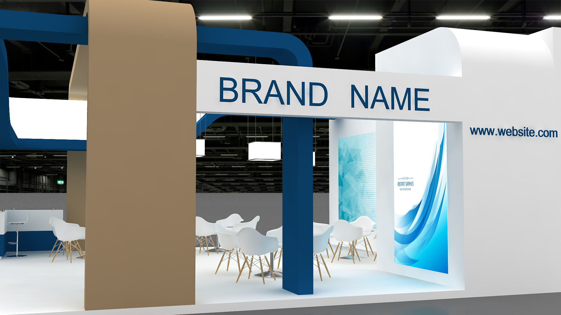 3D Booth 3D model 3D model_4