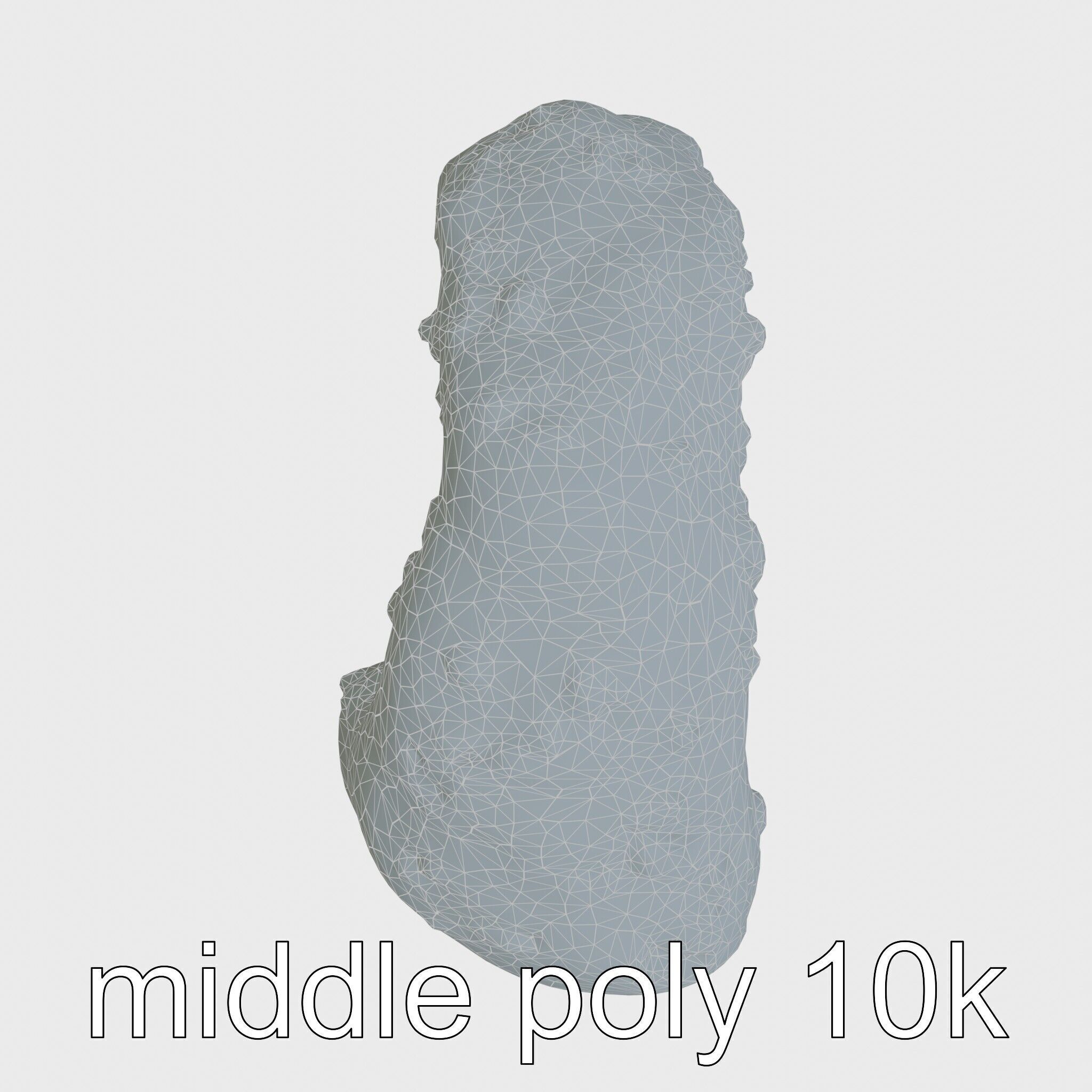 Moss-Covered Mystical Hollow Stone model pack Low-poly 3D model_20