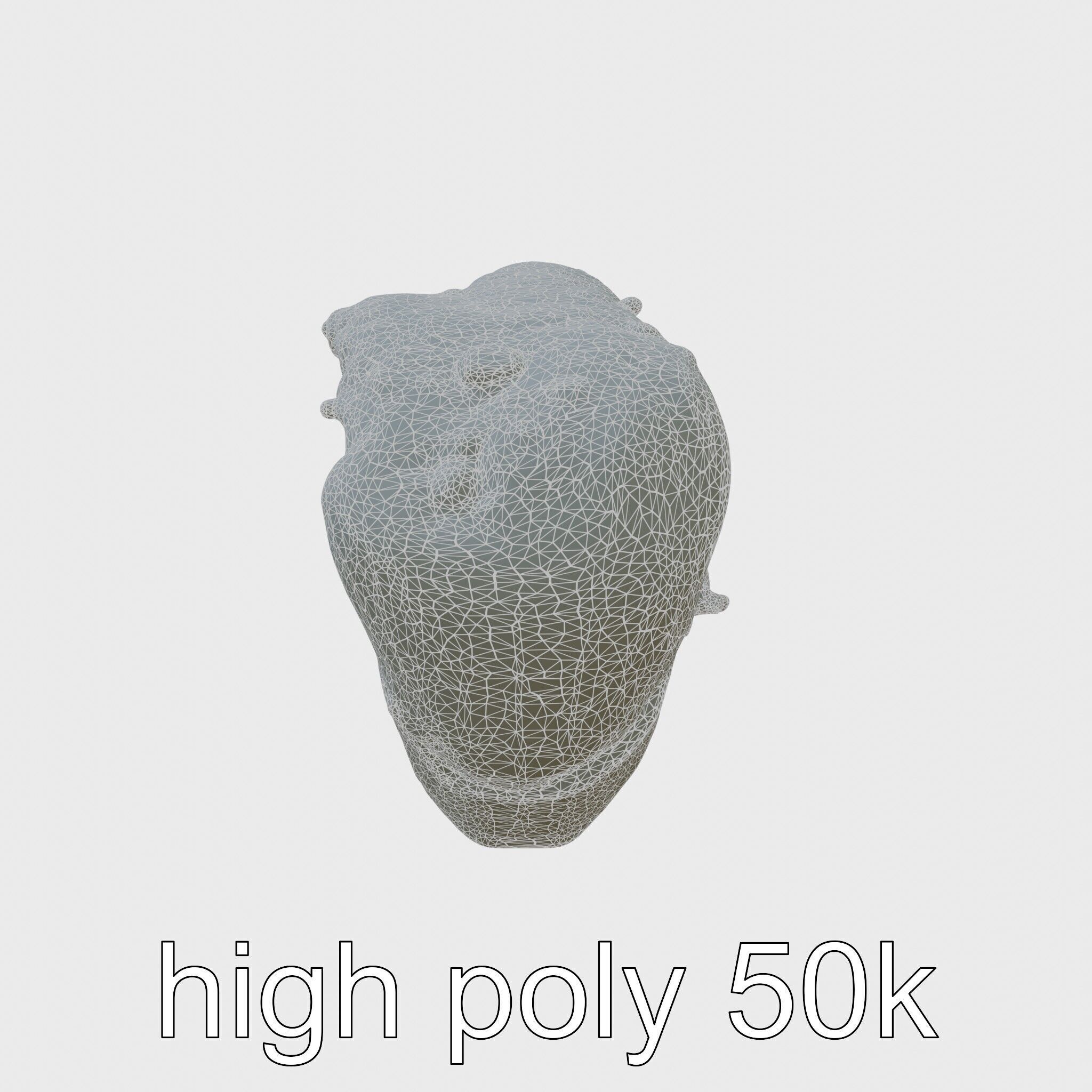 Moss-Covered Mystical Hollow Stone model pack Low-poly 3D model_21