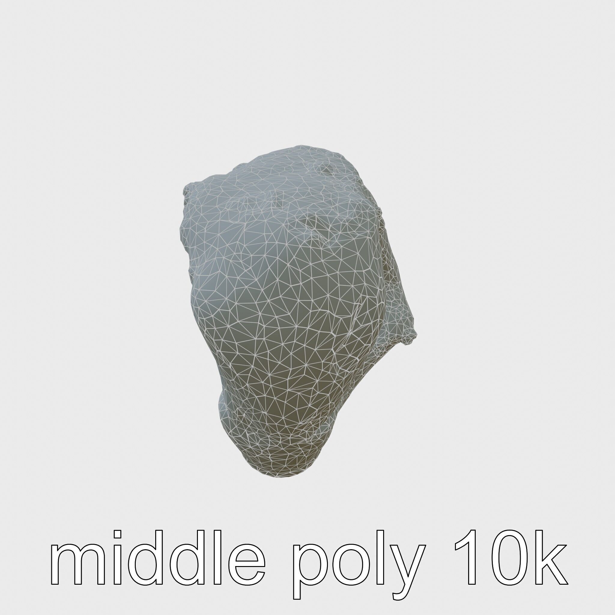 Moss-Covered Mystical Hollow Stone model pack Low-poly 3D model_9