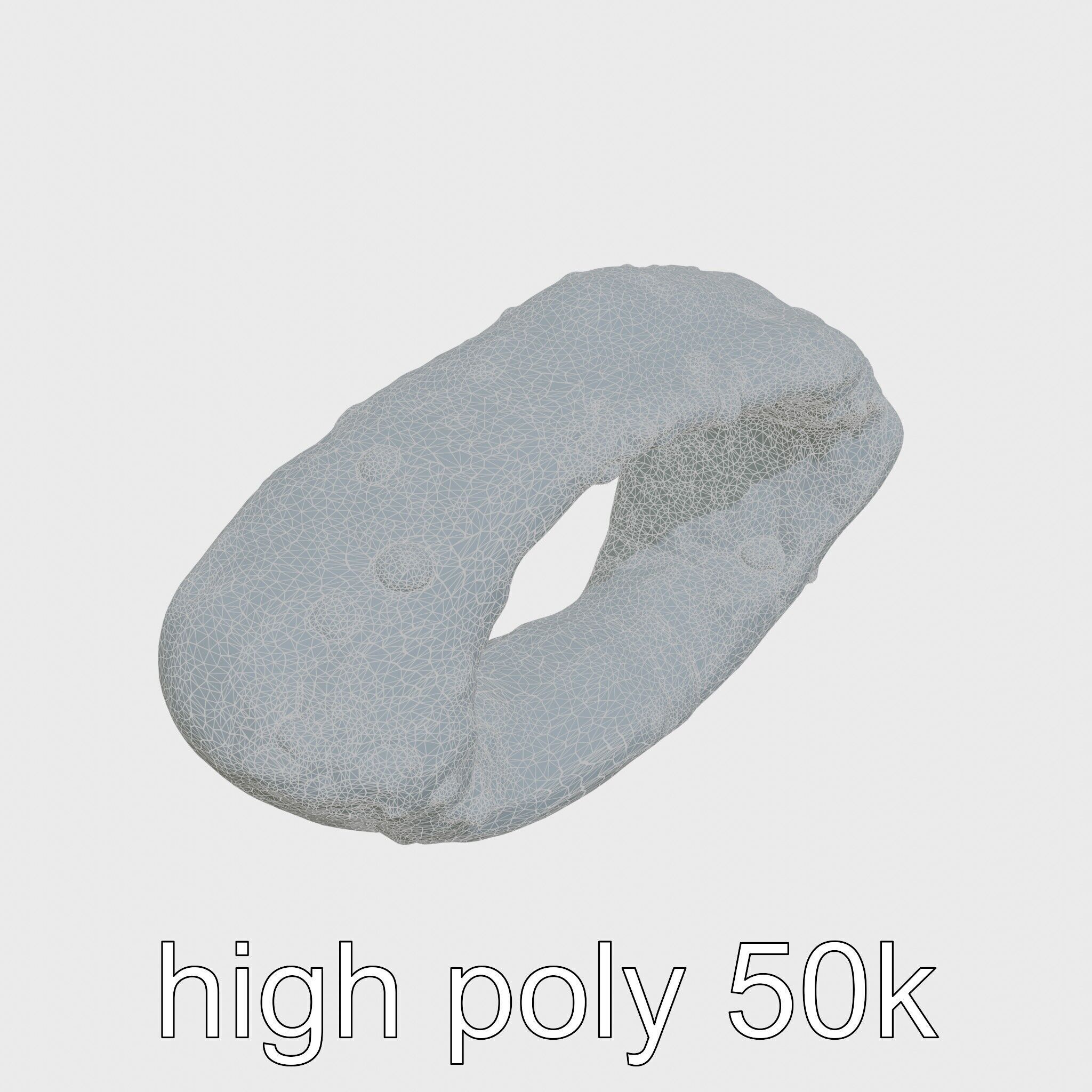 Moss-Covered Mystical Hollow Stone model pack Low-poly 3D model_22
