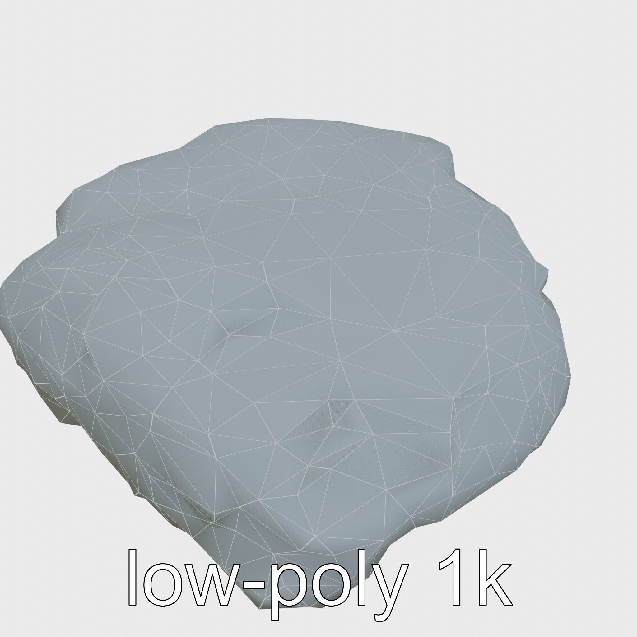 Moss-Covered Stone Forest Environment model pack Low-poly 3D model_15