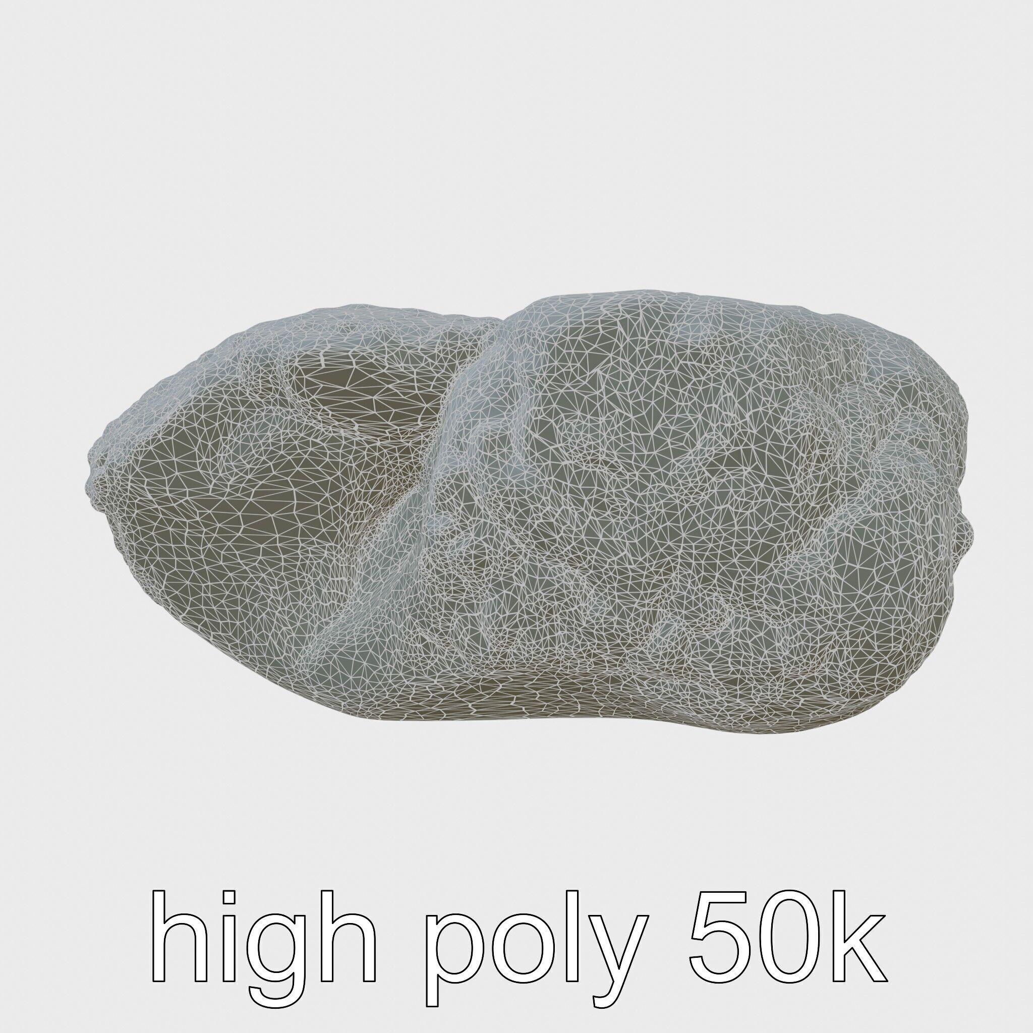 Moss-Covered Stone Forest Environment model pack Low-poly 3D model_8