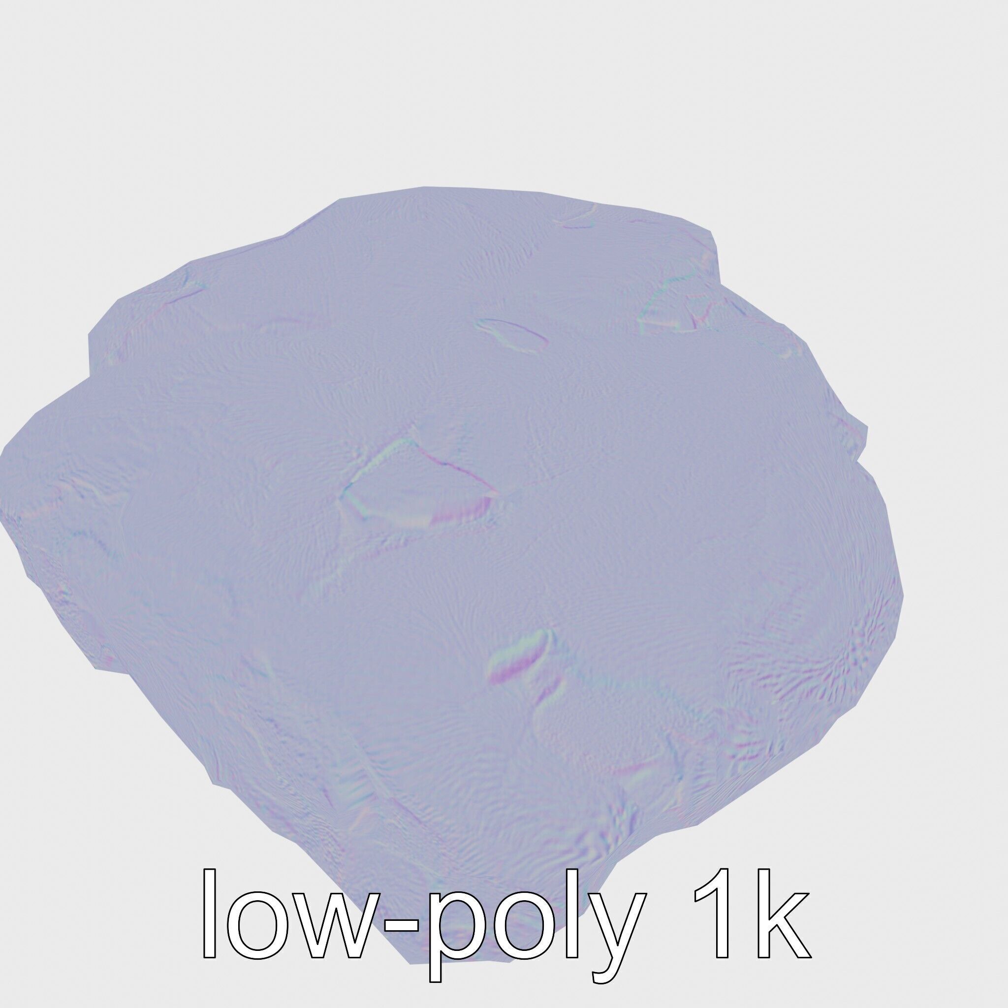 Moss-Covered Stone Forest Environment model pack Low-poly 3D model_27